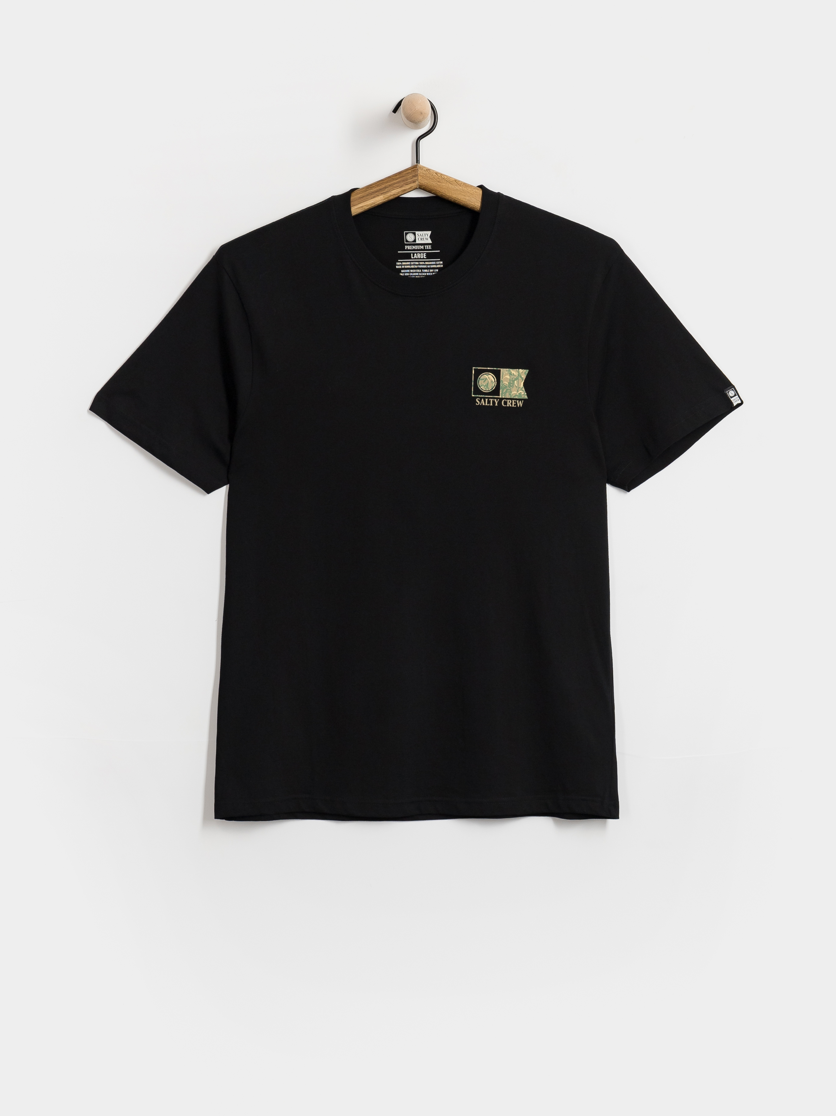 Póló Salty Crew Flagship (black)