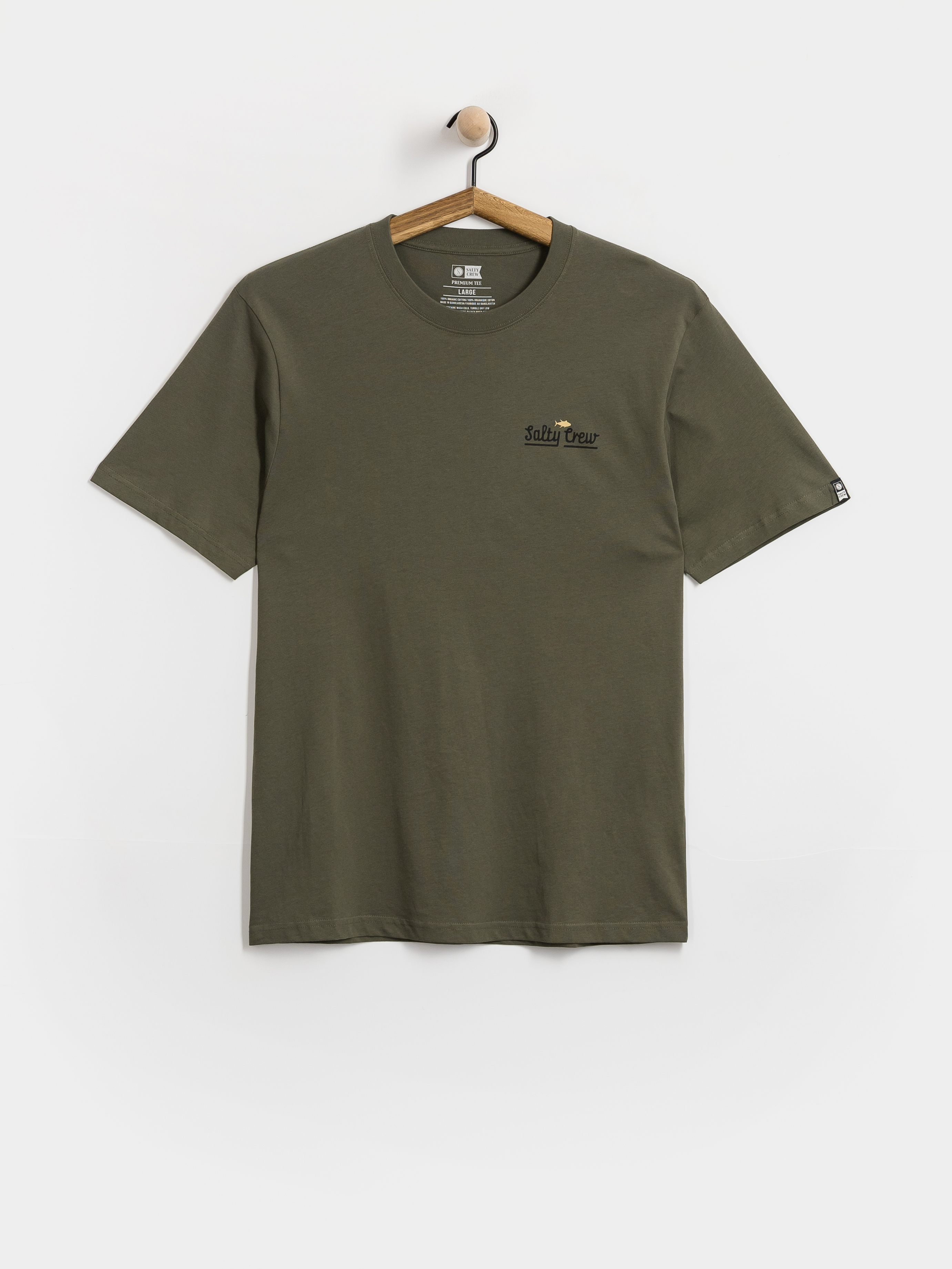 Póló Salty Crew Border Fill Classic (dusty olive)