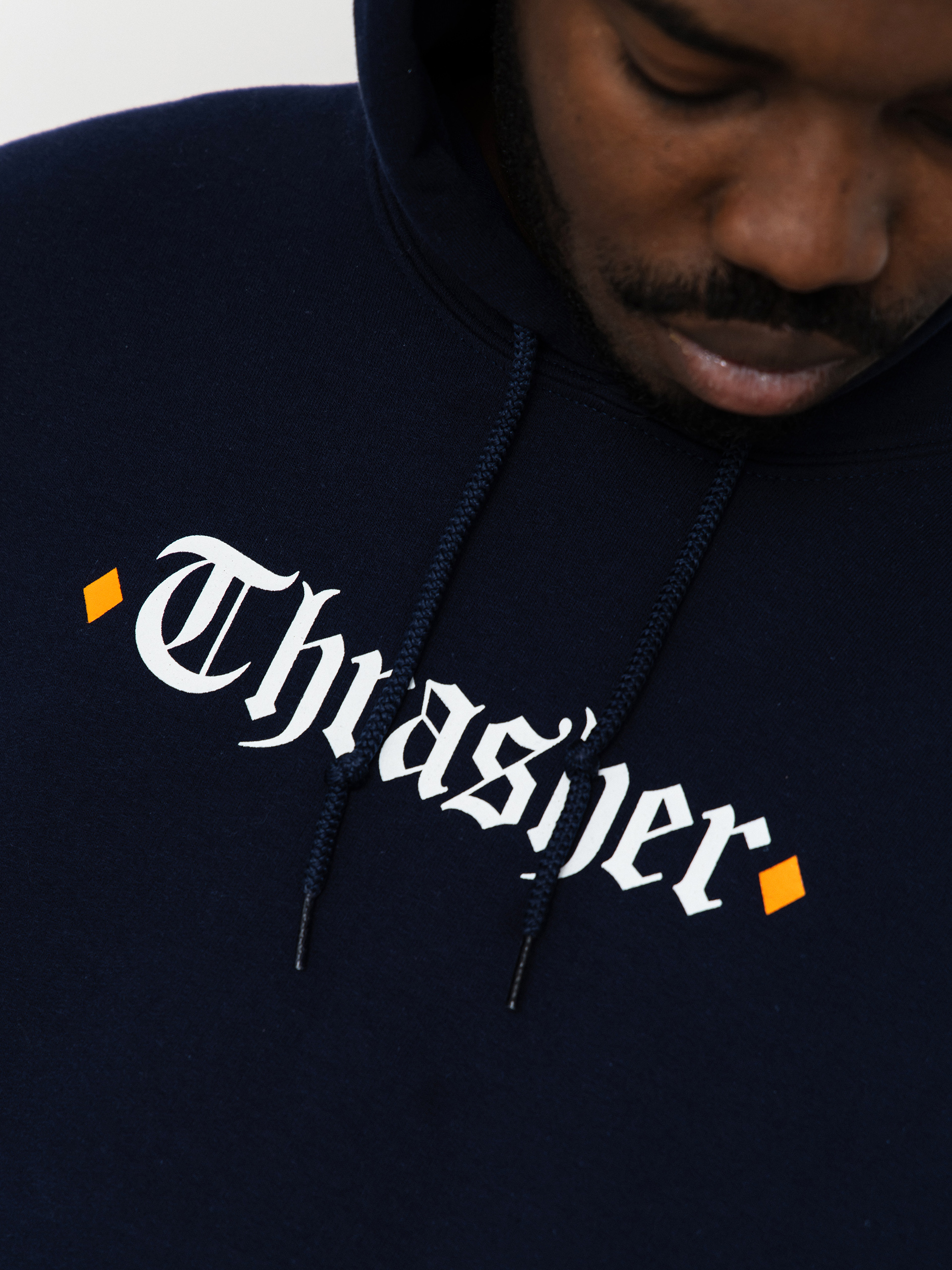 Thrasher x Spitfire The End Oath HD Kapucnis pulóver (navy)