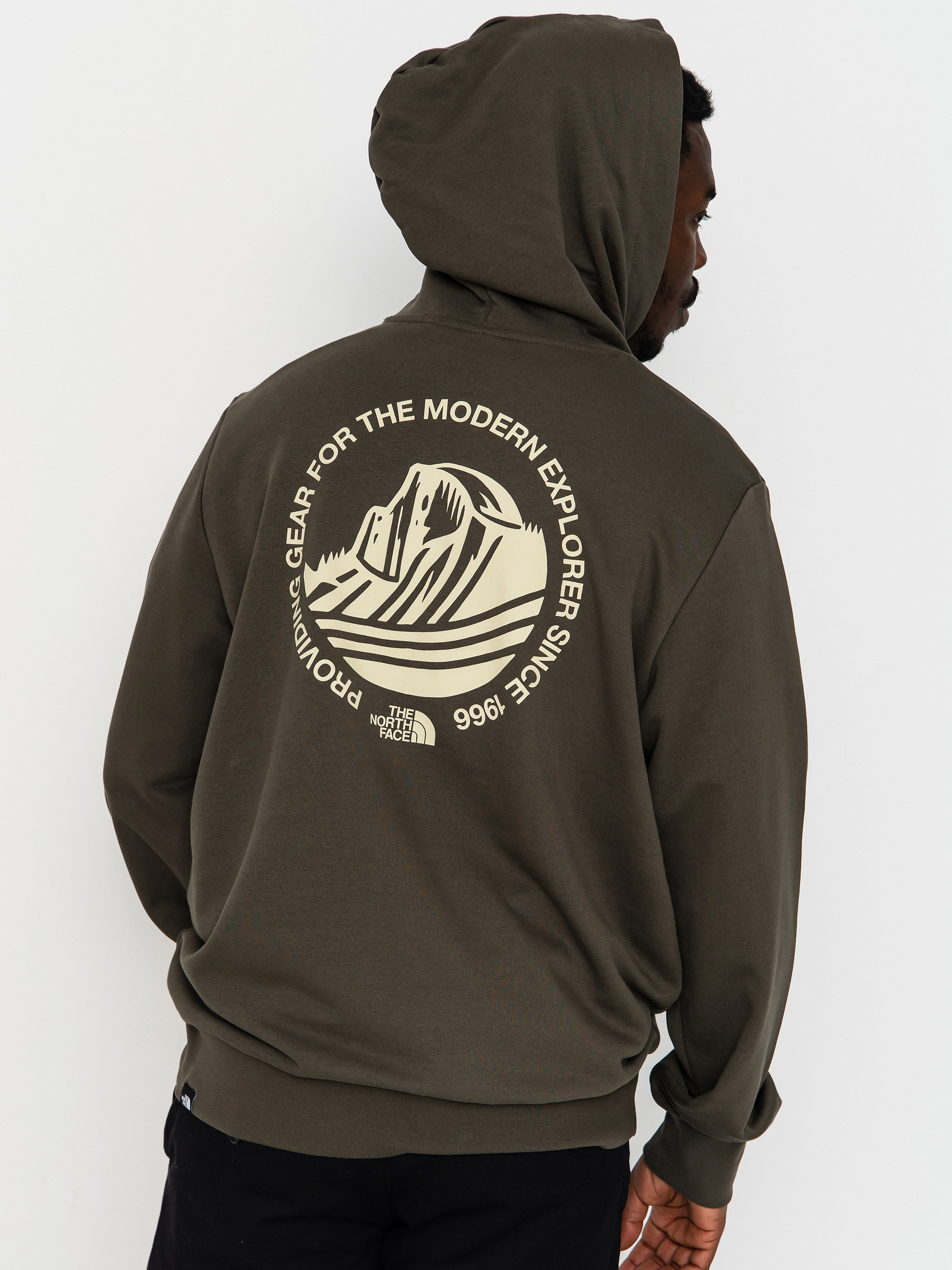 The North Face Monte HD Kapucnis pulóver (new taupe green)