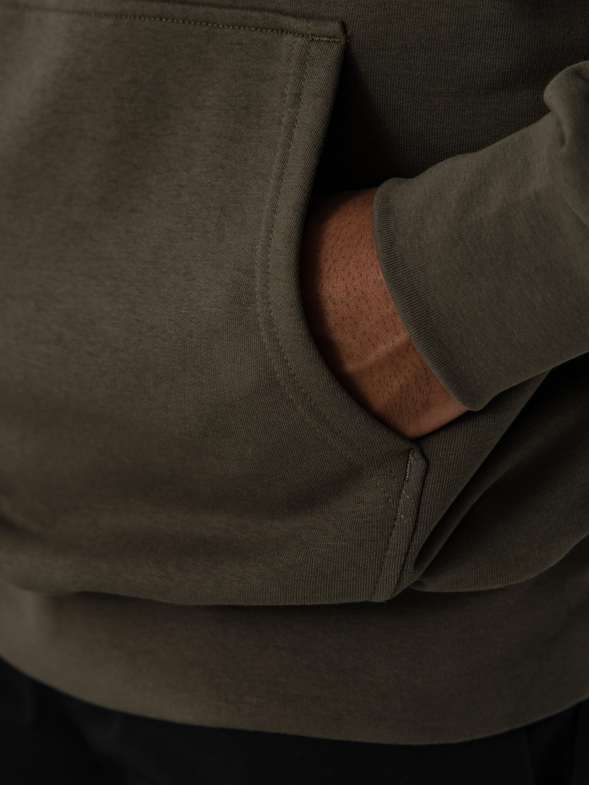 The North Face Monte HD Kapucnis pulóver (new taupe green)