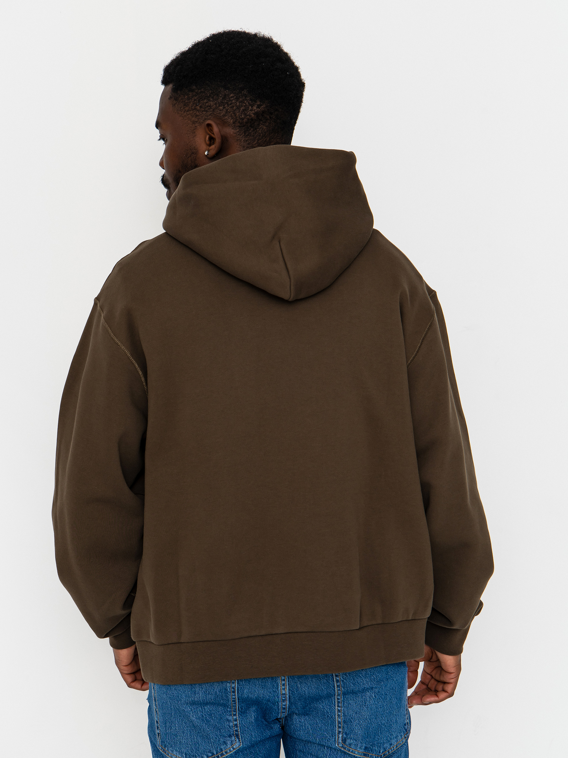 Nike SB Essential Logo HD Kapucnis pulóver (dark hazel/white)