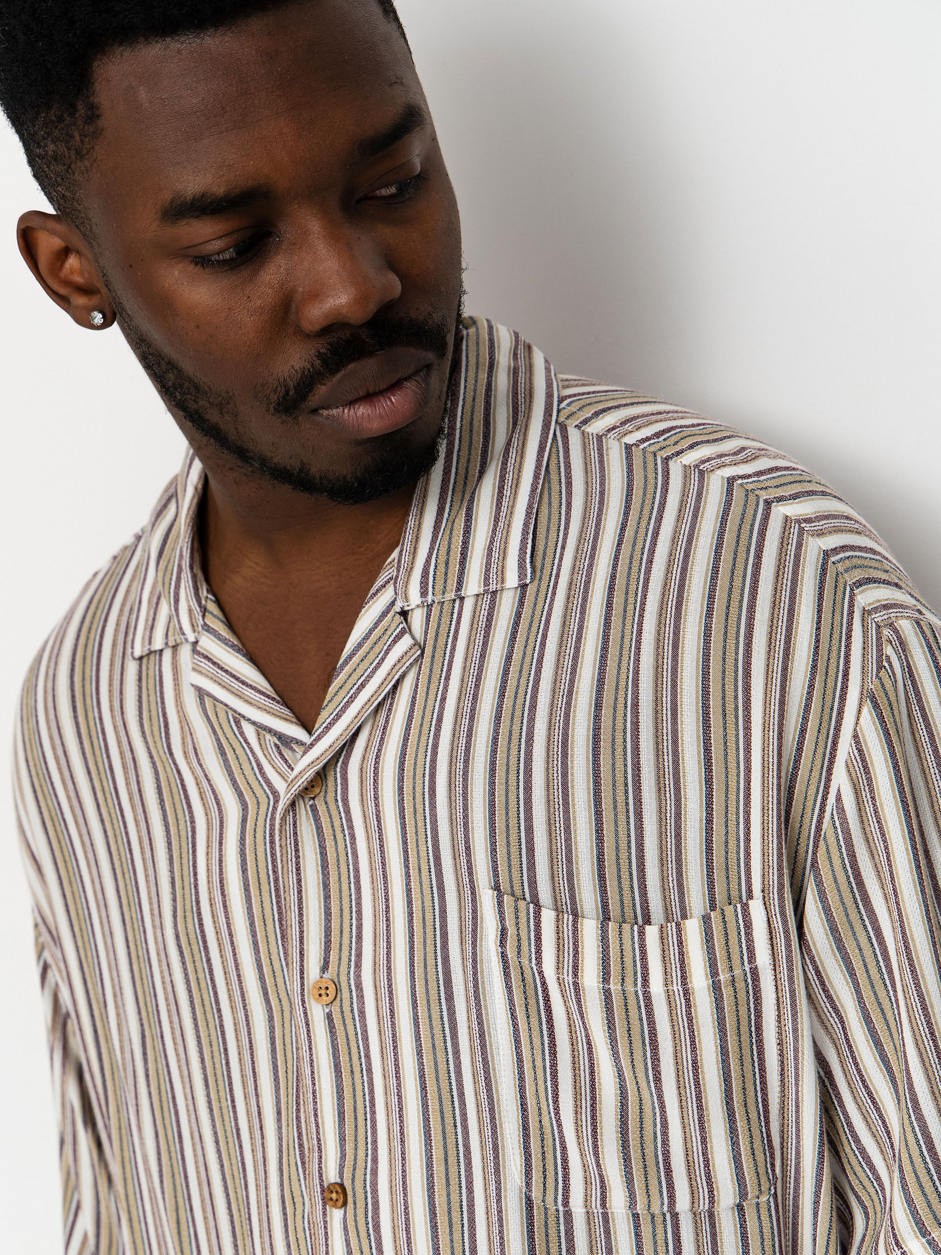 Brixton Bunker Twisted Stripe Ing (robust red)