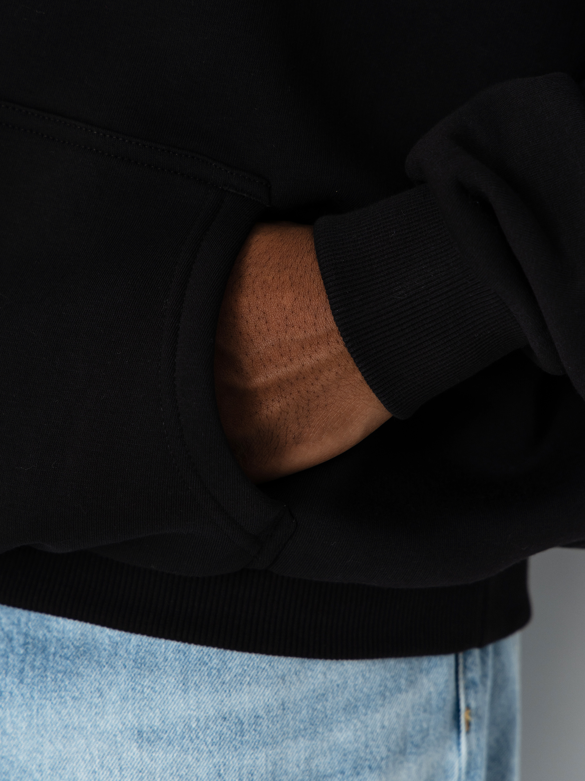 Karl Kani Small Signature Essential HD Kapucnis pulóver (black)