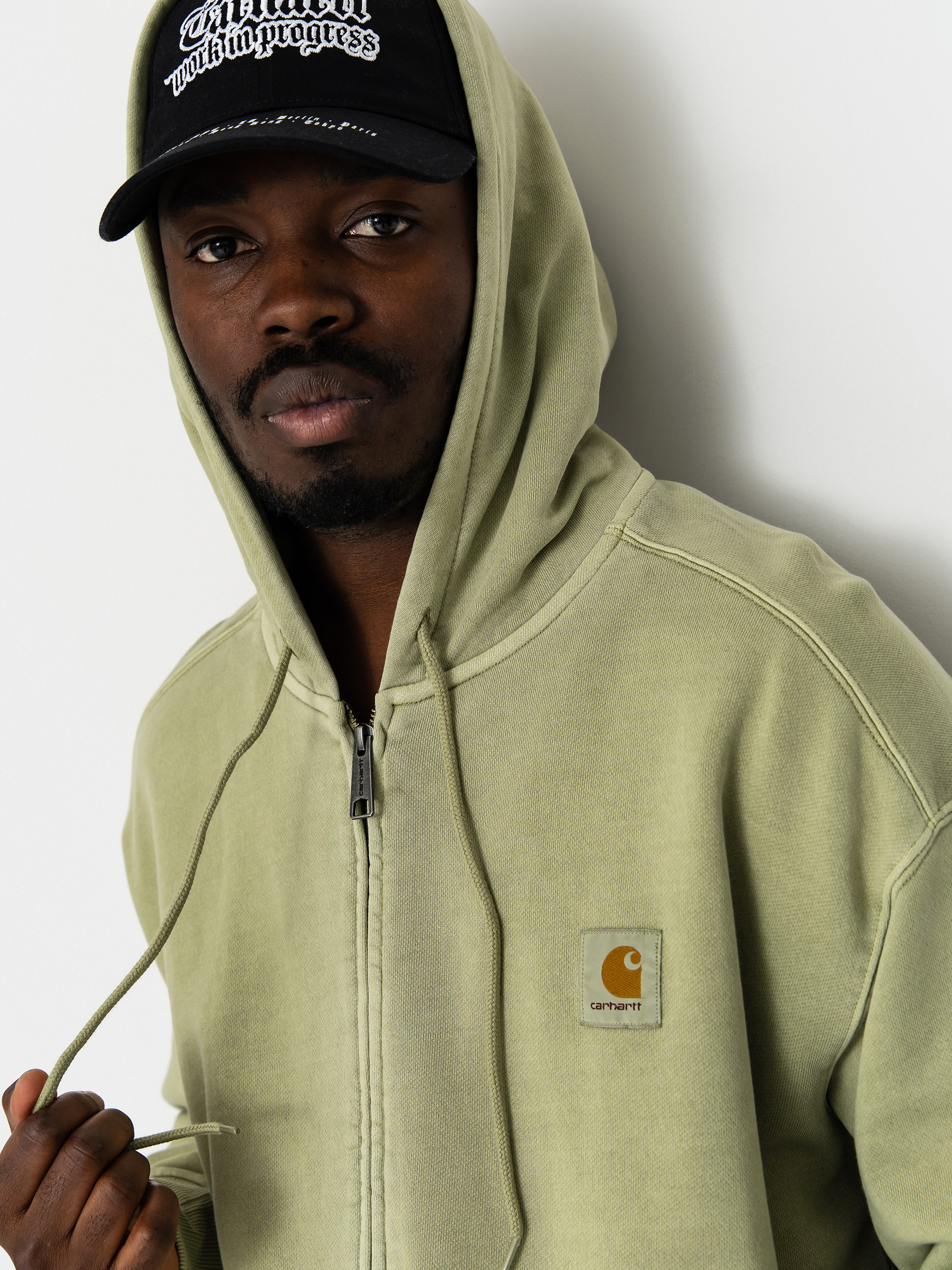 Carhartt WIP Nelson ZHD Kapucnis pulóver (gentle green)