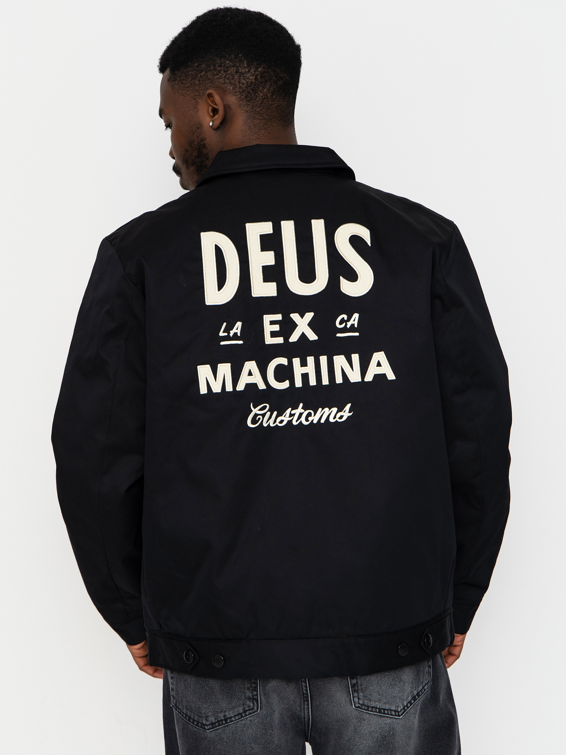 Deus Ex Machina Workwear Jacket 2.0 Dzseki (black)
