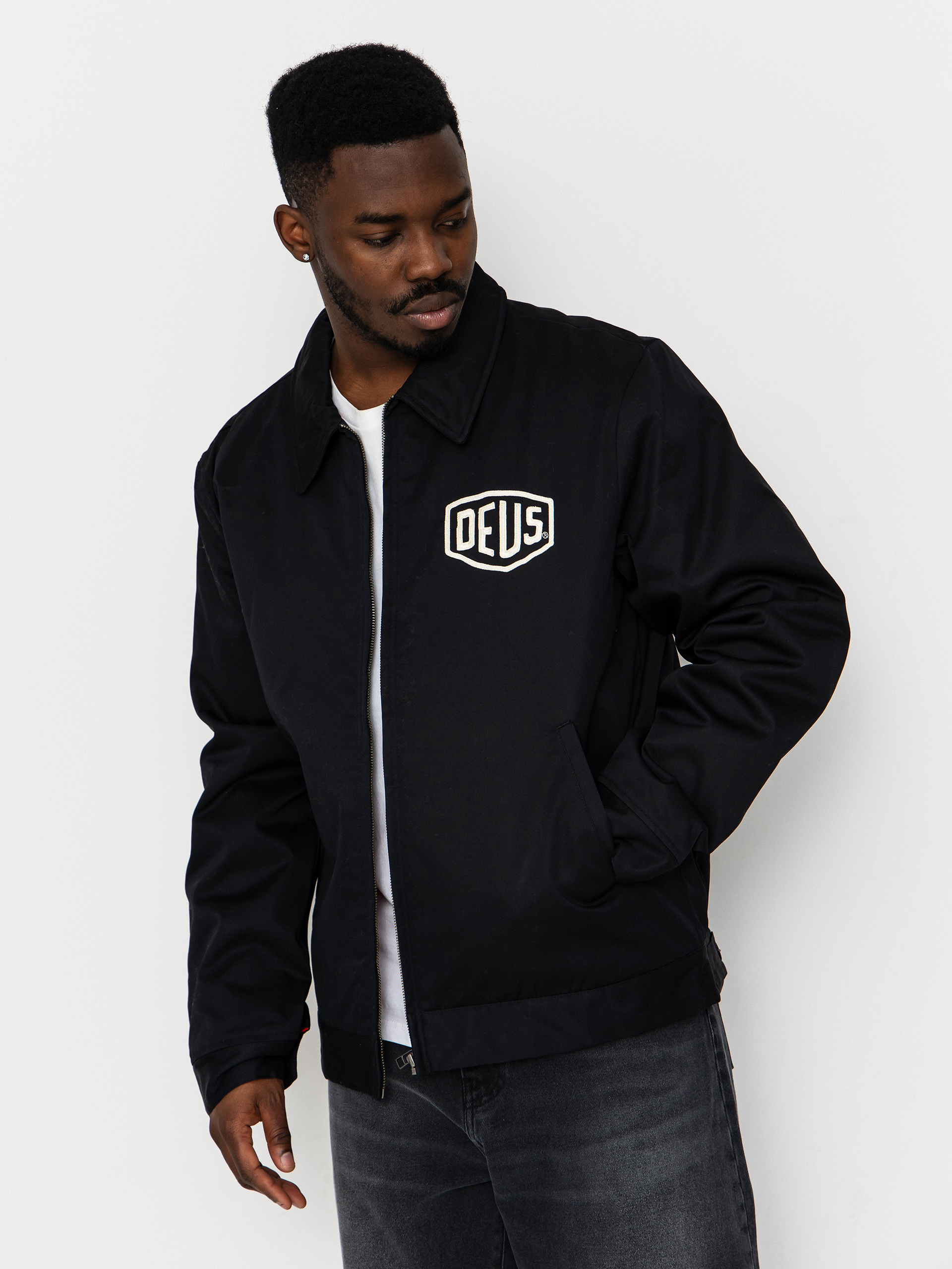 Deus Ex Machina Workwear Jacket 2.0 Dzseki (black)