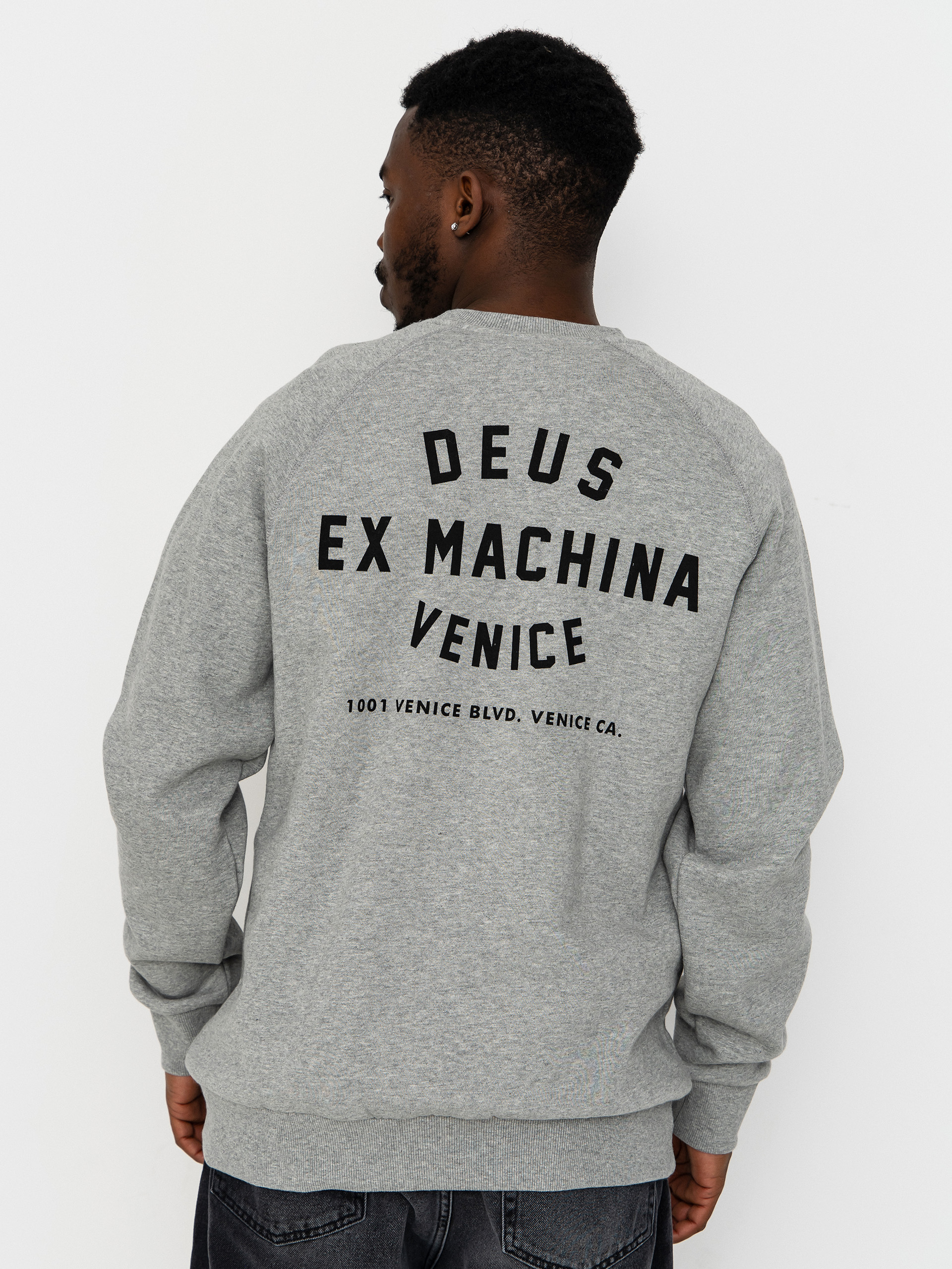 Deus Ex Machina Venice Address Crew Pulóver (grey marle)