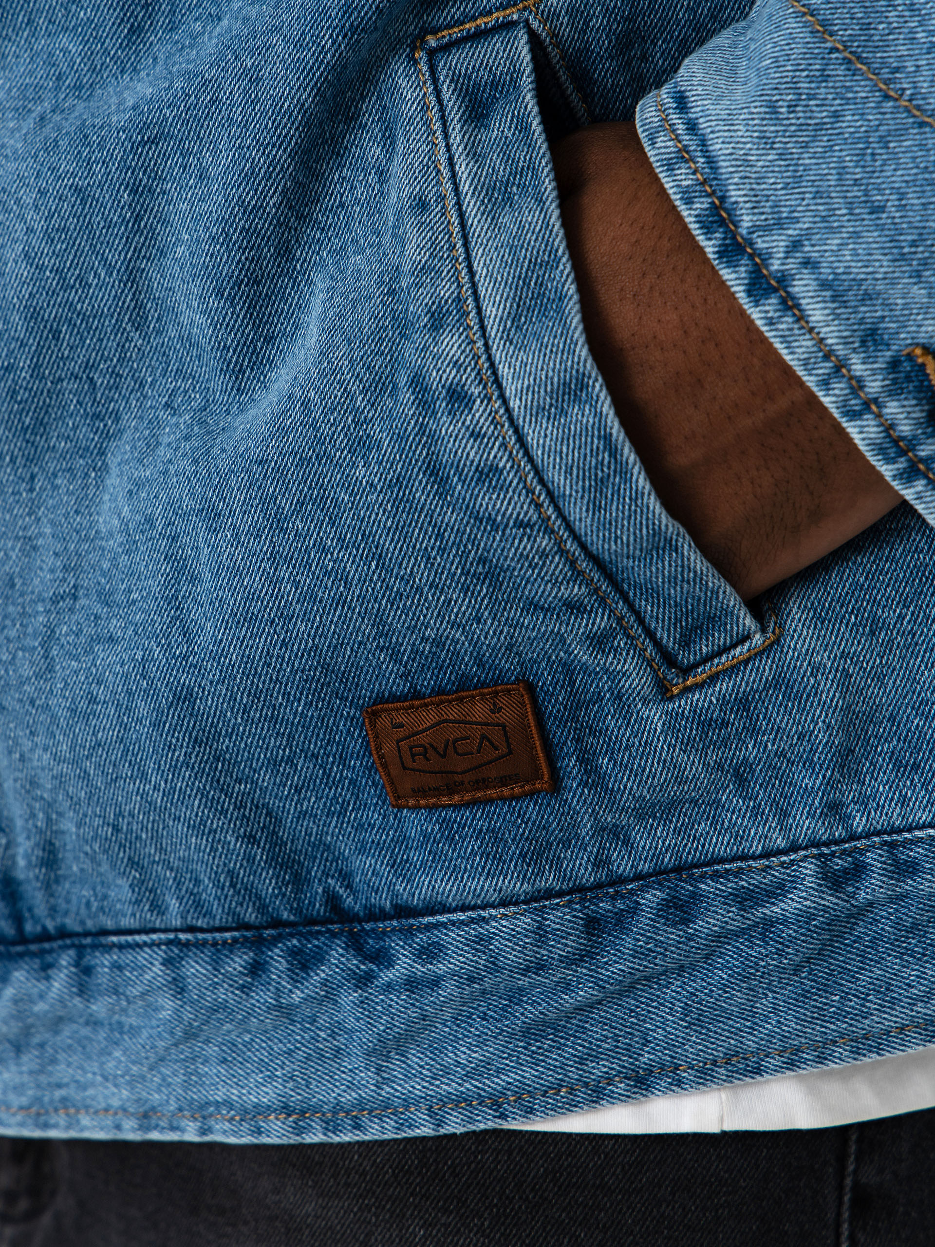 RVCA Post Dayshift Dzseki (blue collar)