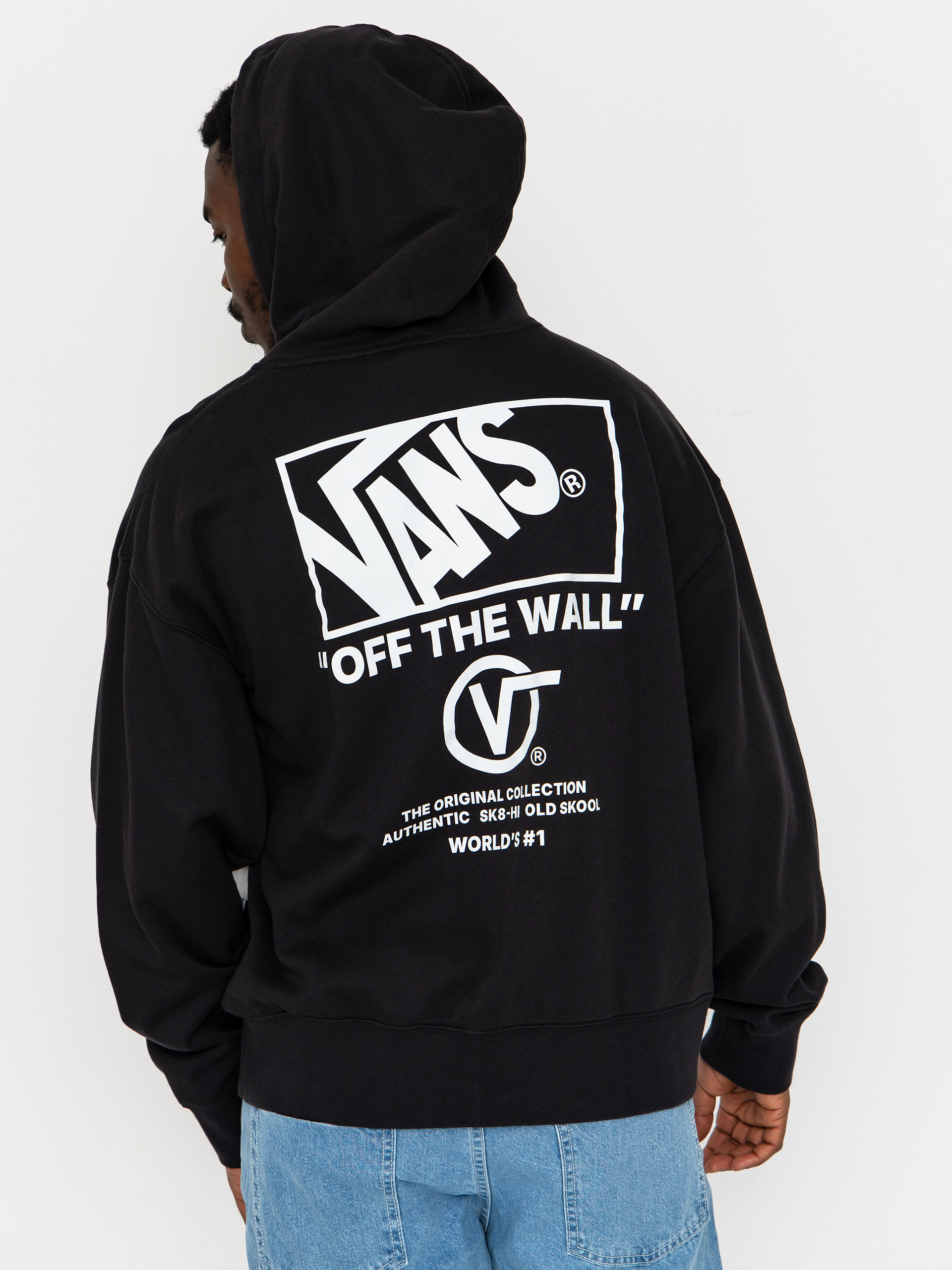 Vans Stacked Hi HD Kapucnis pulu00f3ver (black/white)