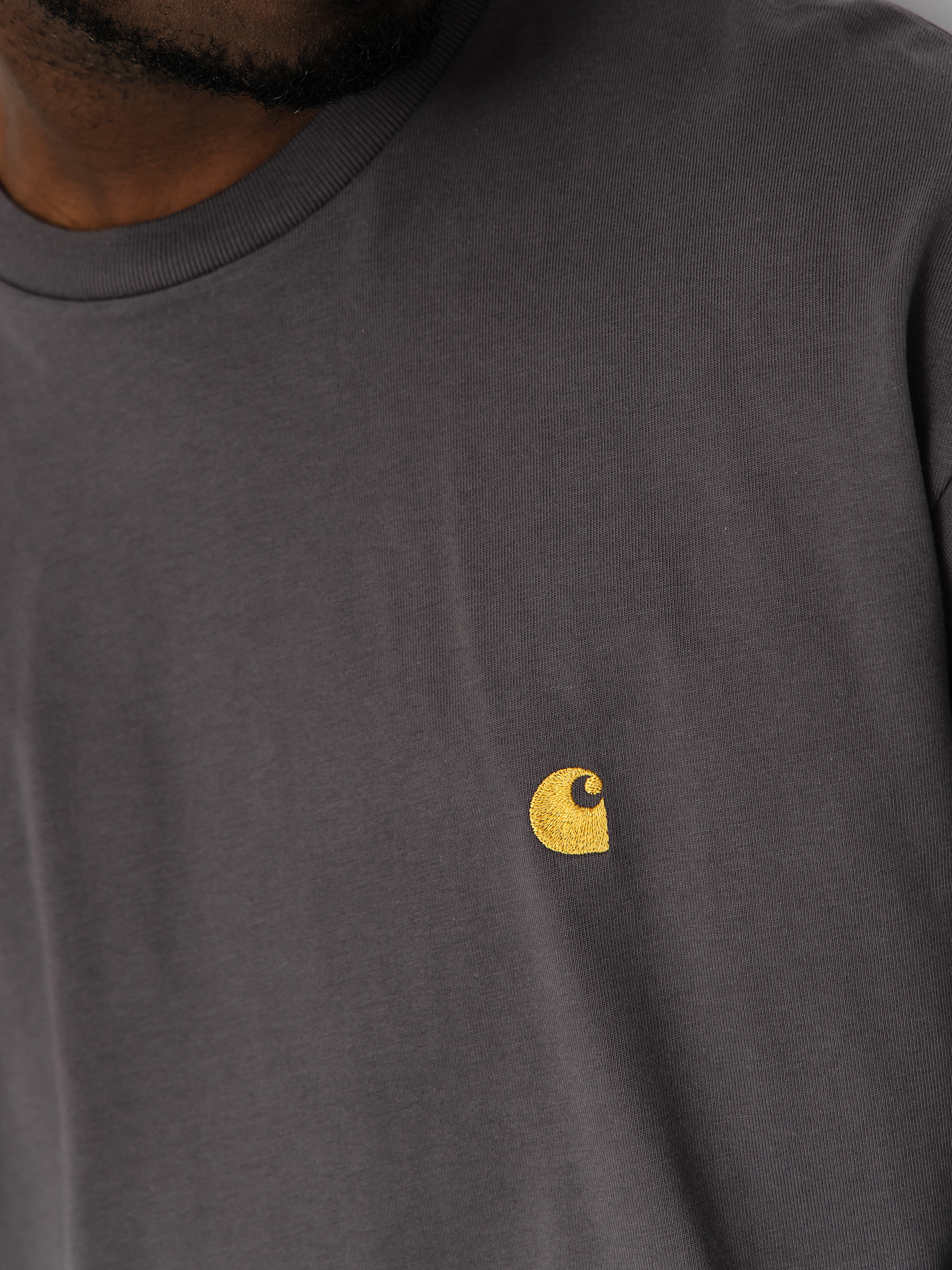 Hosszú ujjú felső Carhartt WIP Chase (porphyry/gold)