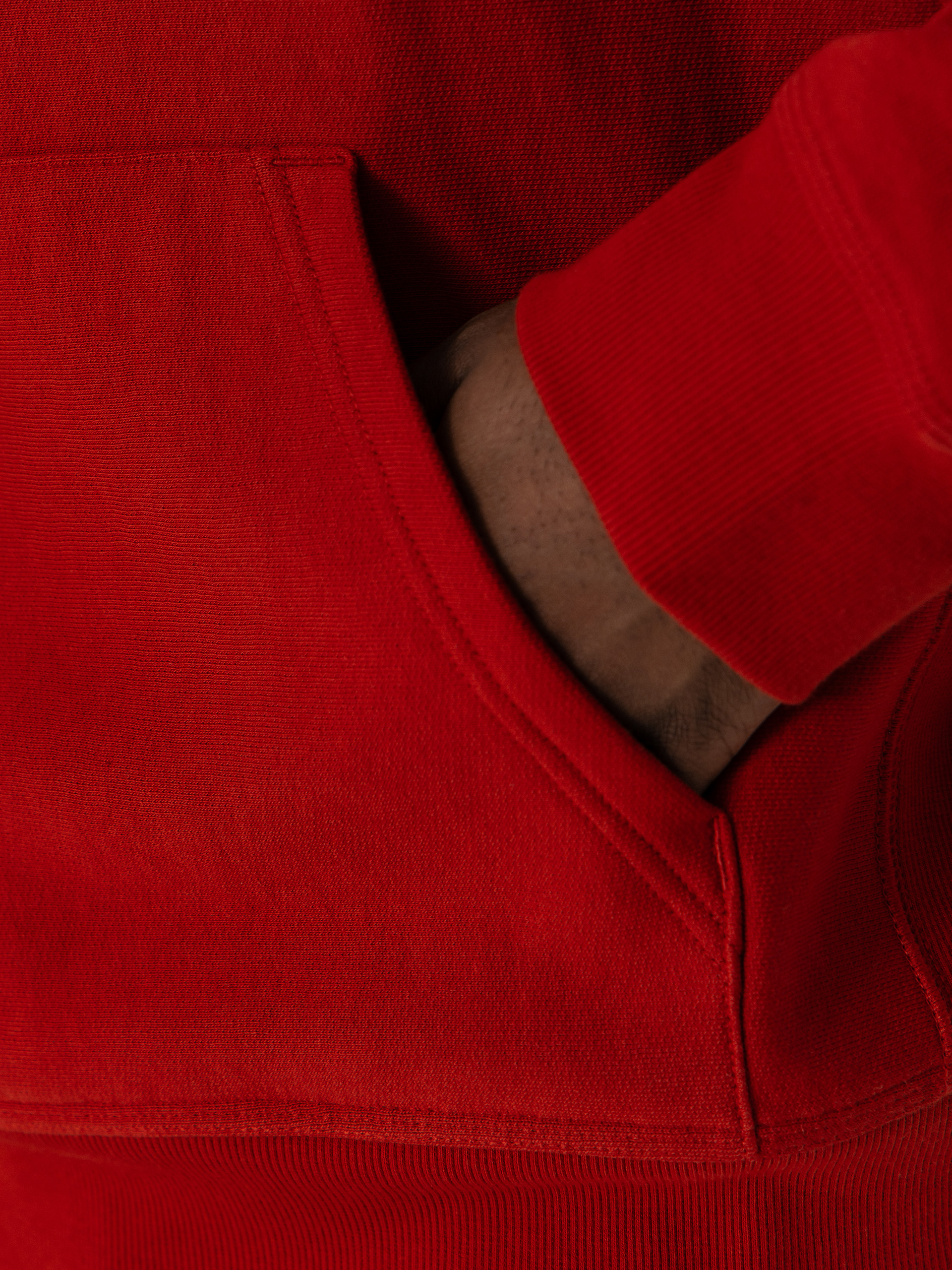 Kapucnis pulóver Carhartt WIP American Script HD (oxide red)