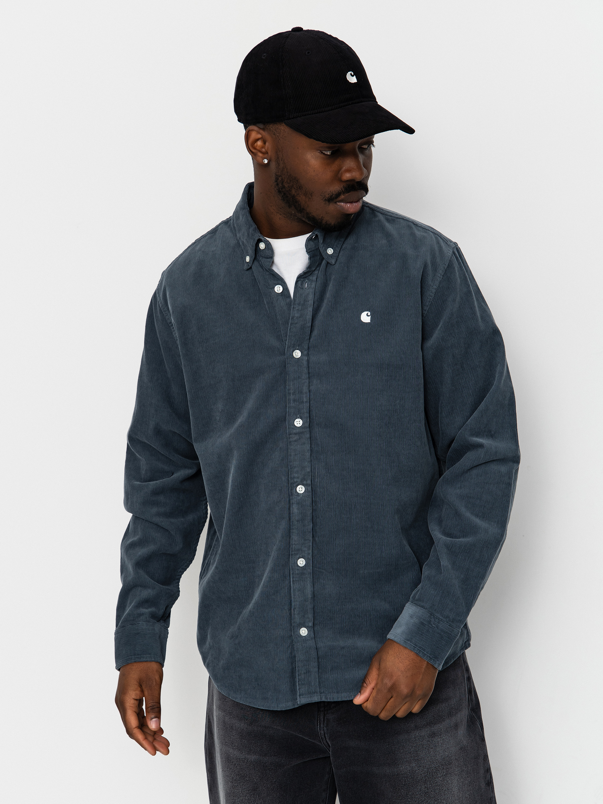 Ing Carhartt WIP Madison Fine Cord (cozy blue/wax)