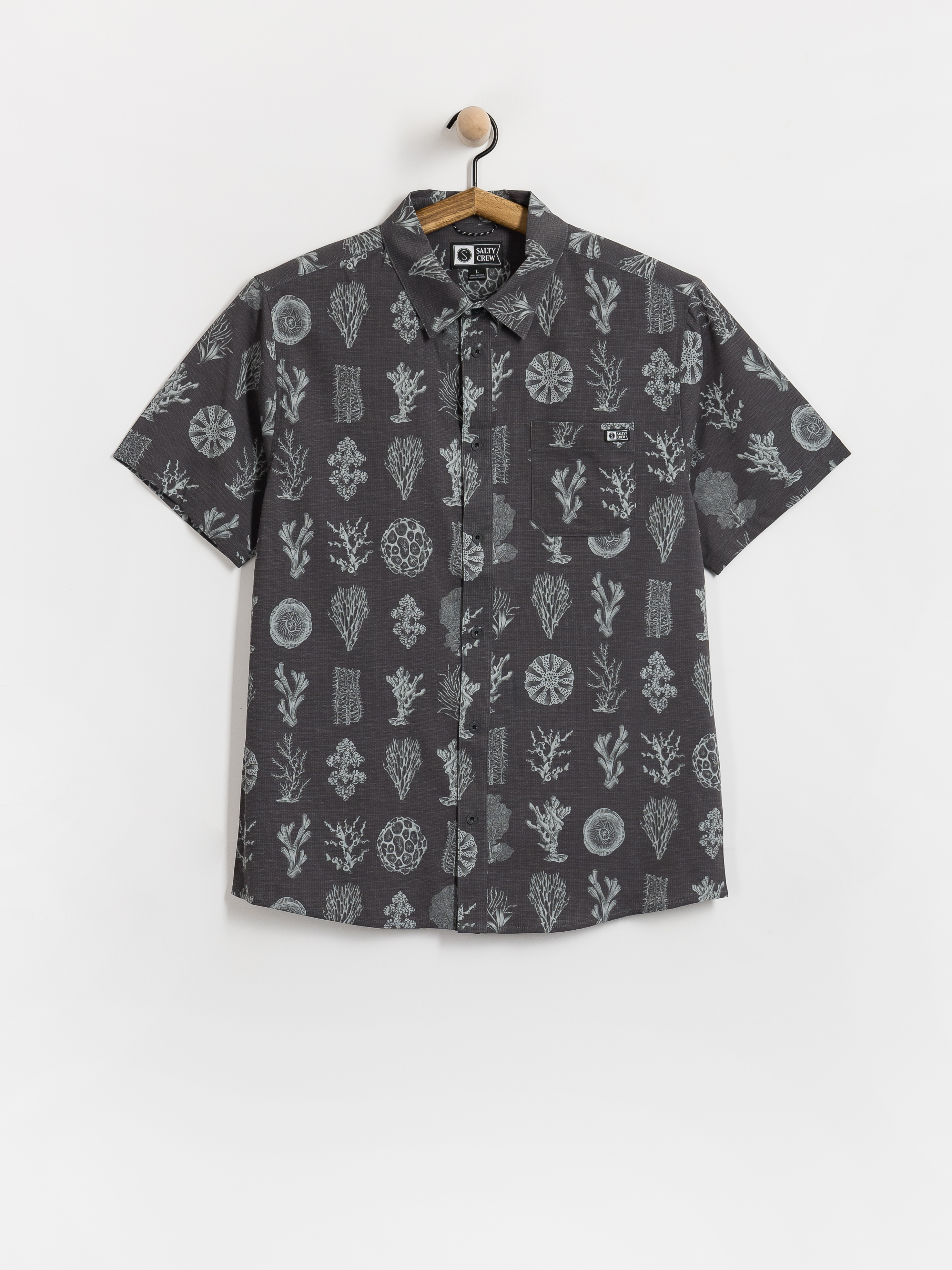 Salty Crew Breezer Perf Button Up Ing (phantom)
