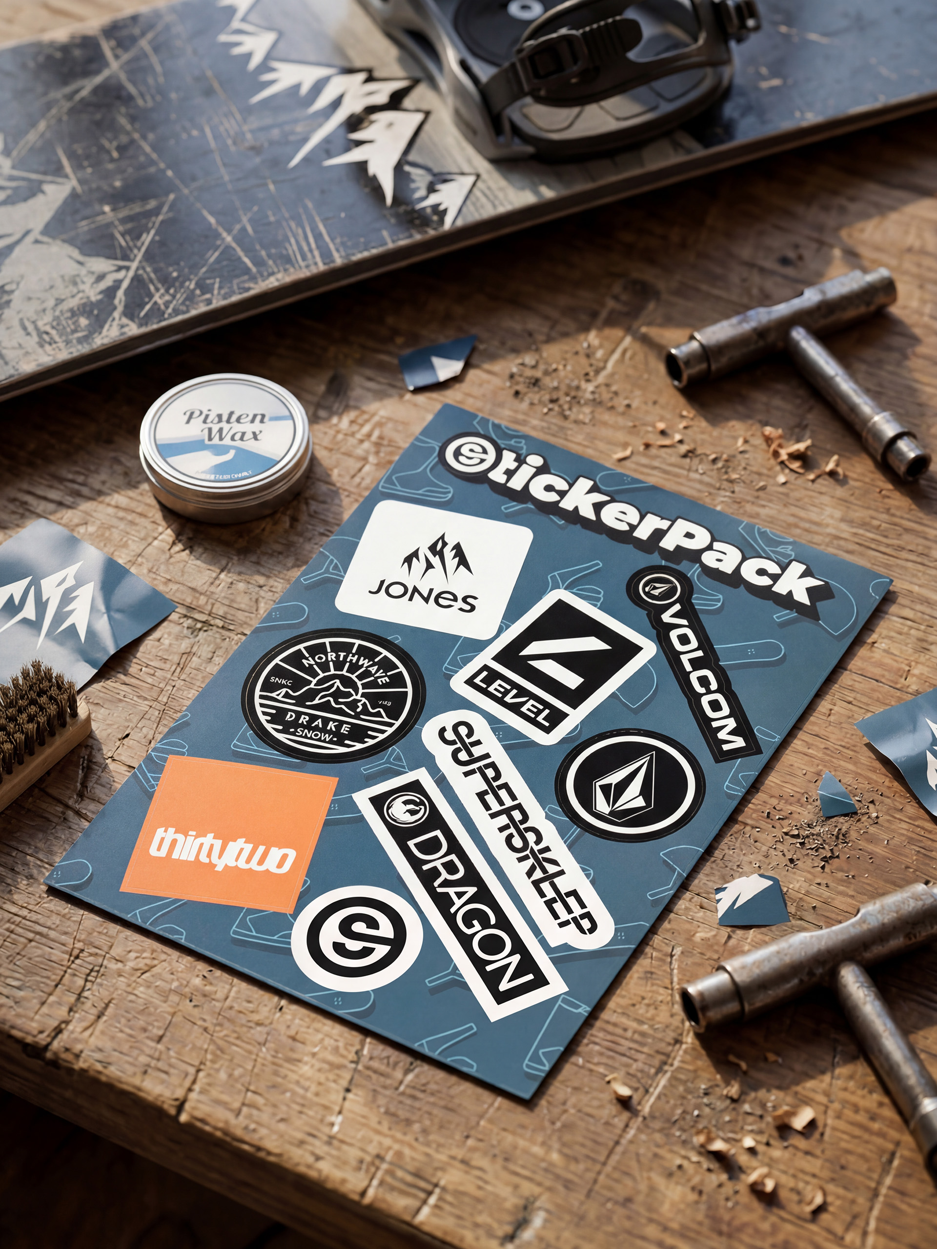 Matricák Supersklep Sticker Pack (snow)