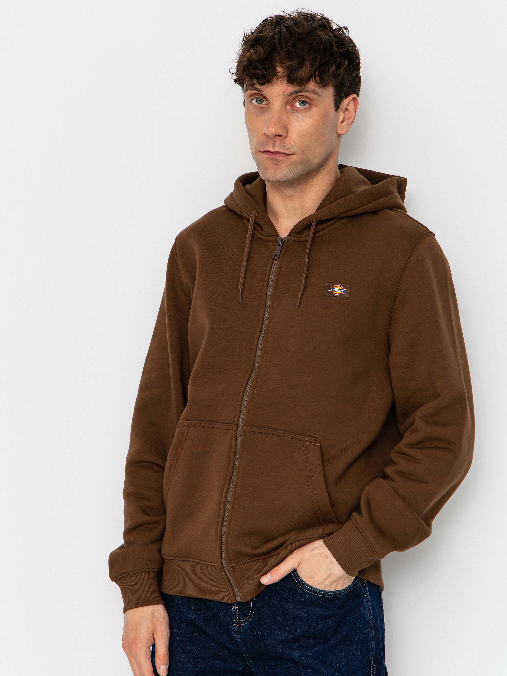 Dickies Oakport ZHD Kapucnis pulóver (timber brown)