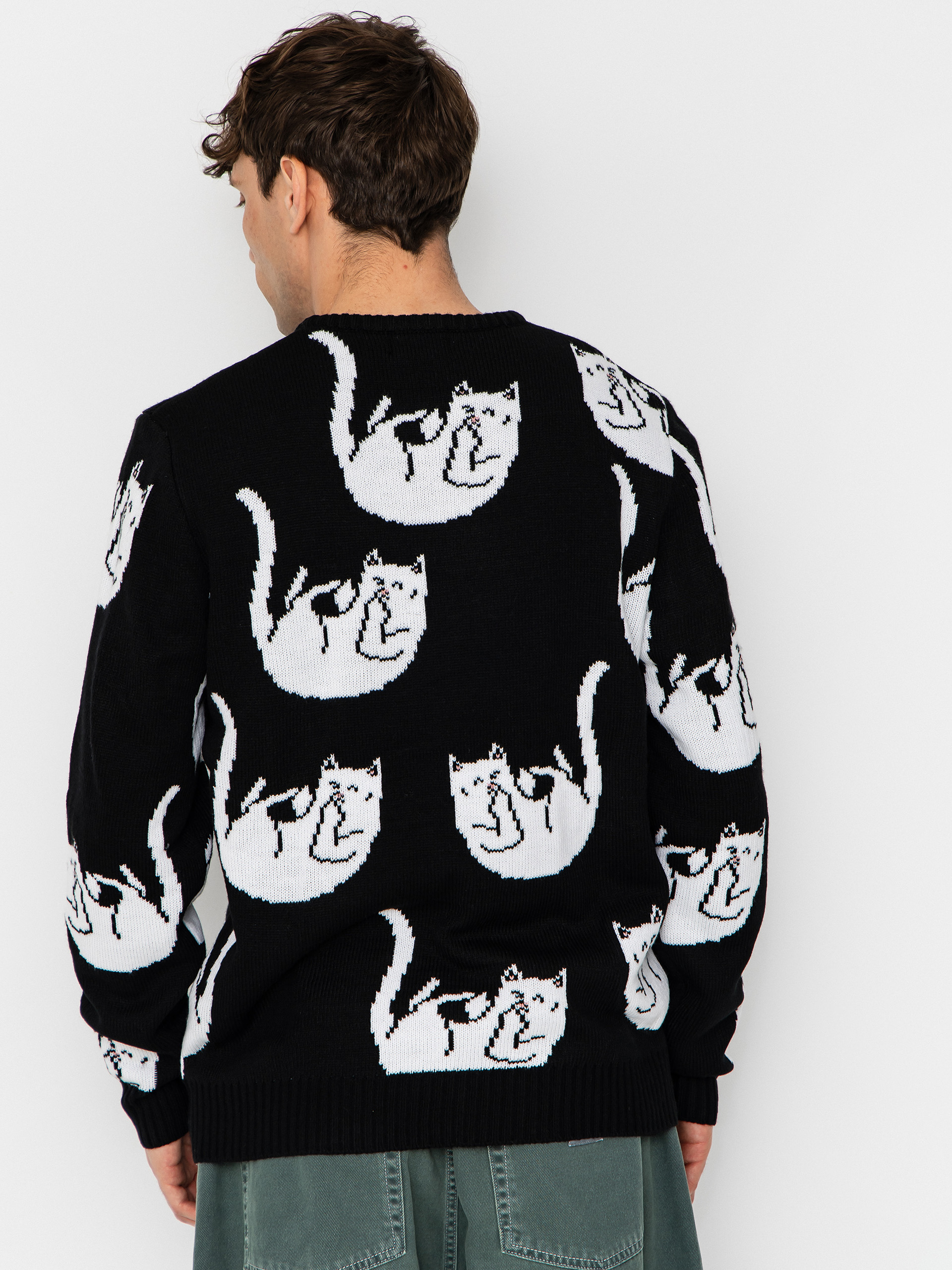 RipNDip Falling For Nermal Knit Pulóver (black)
