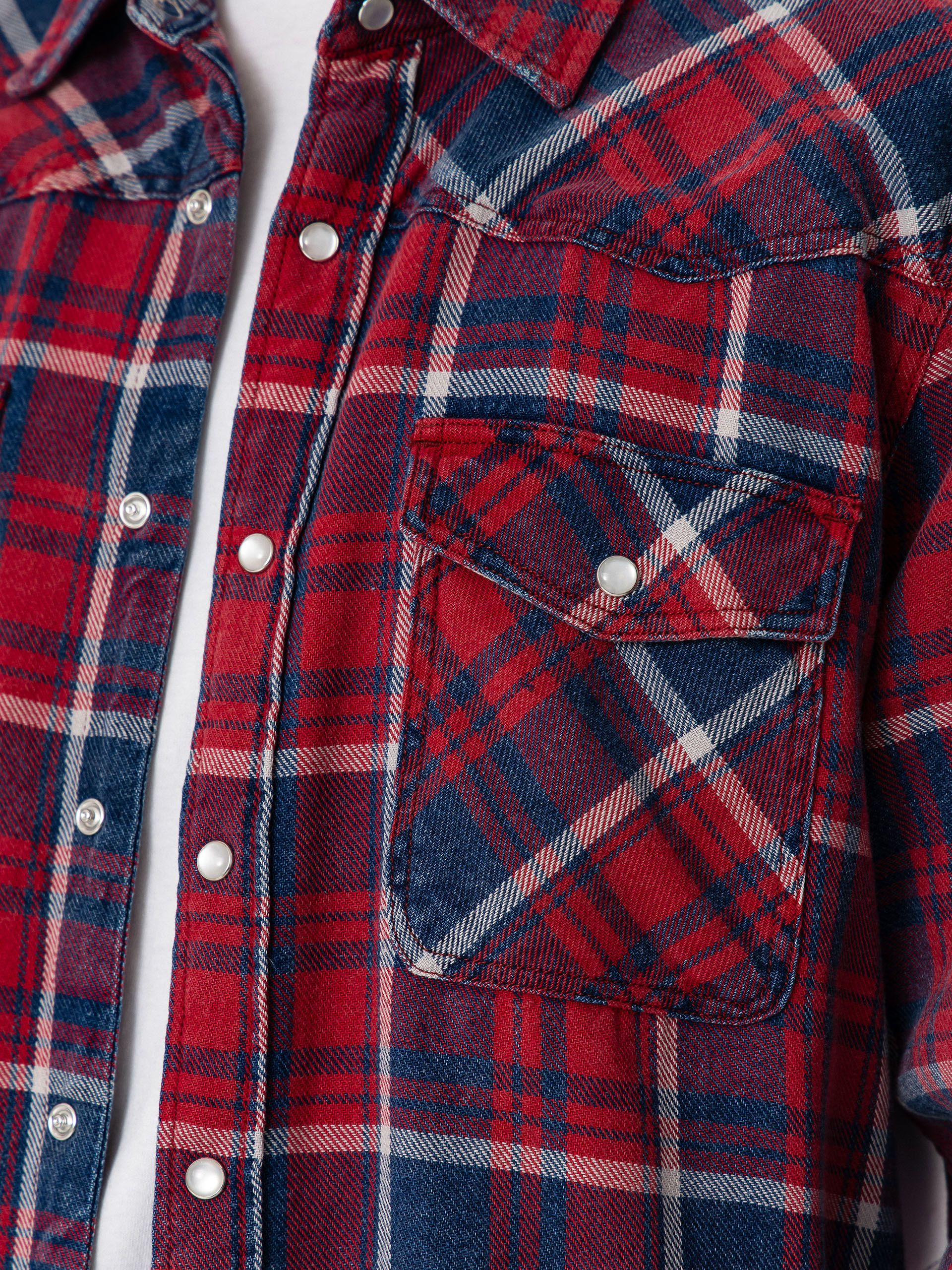 Brixton Waylon Lw Overshirt Ing (denim plaid)