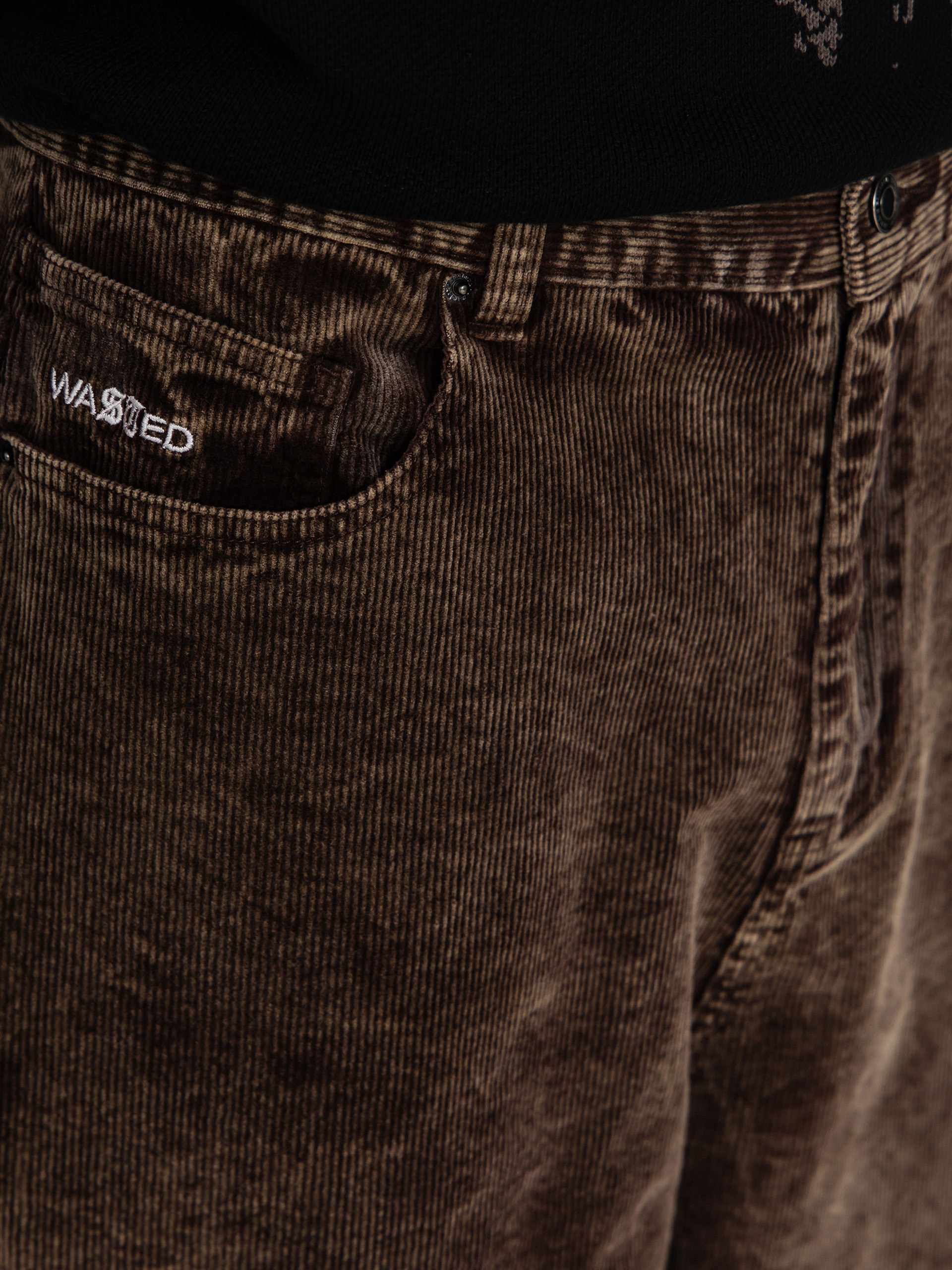 Wasted Paris Faded Corduroy Casper Kisnadrág (faded brown)