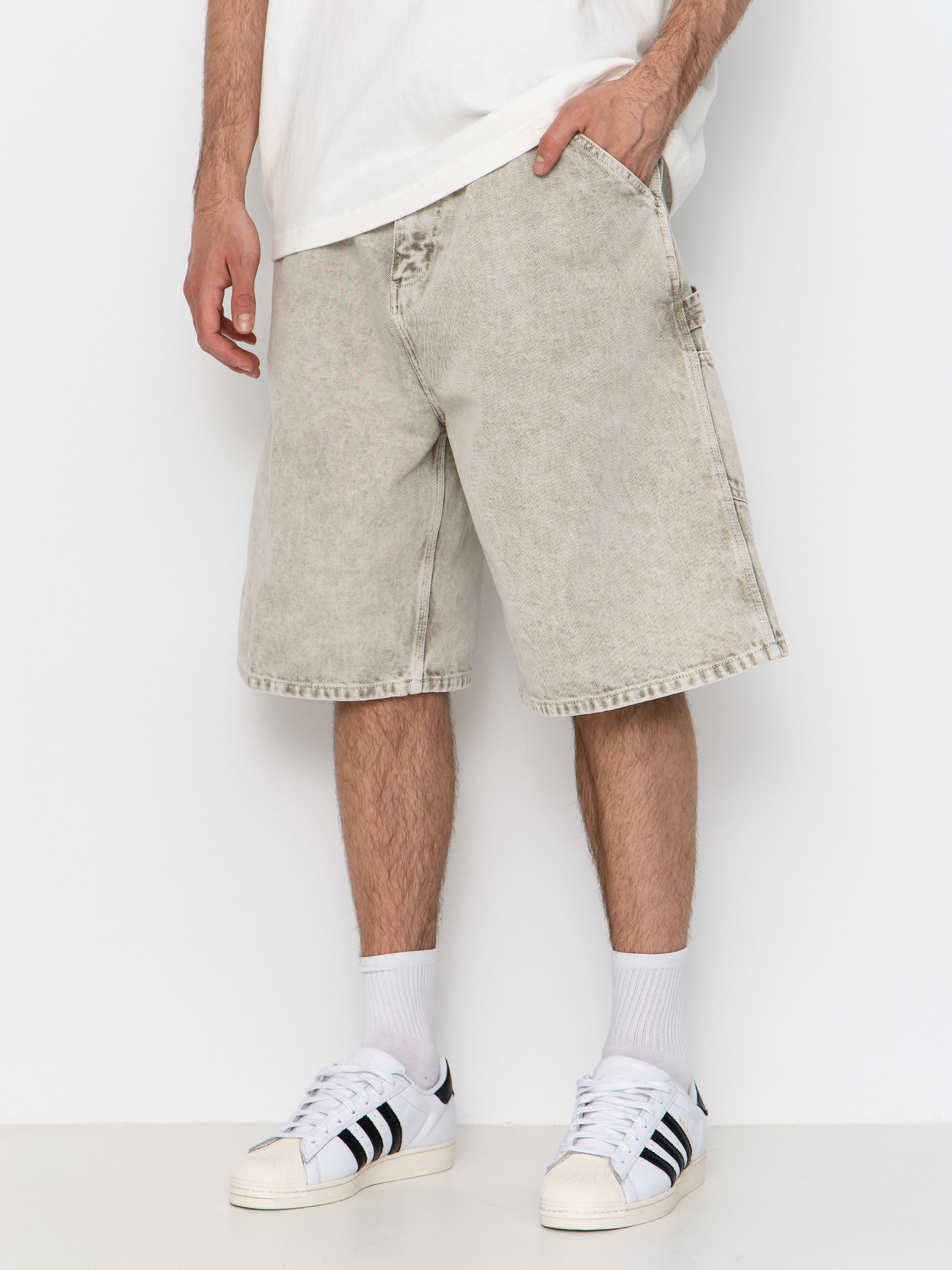 Rövidnadrág Carhartt WIP OG Single Knee (opuntia chalk wash)