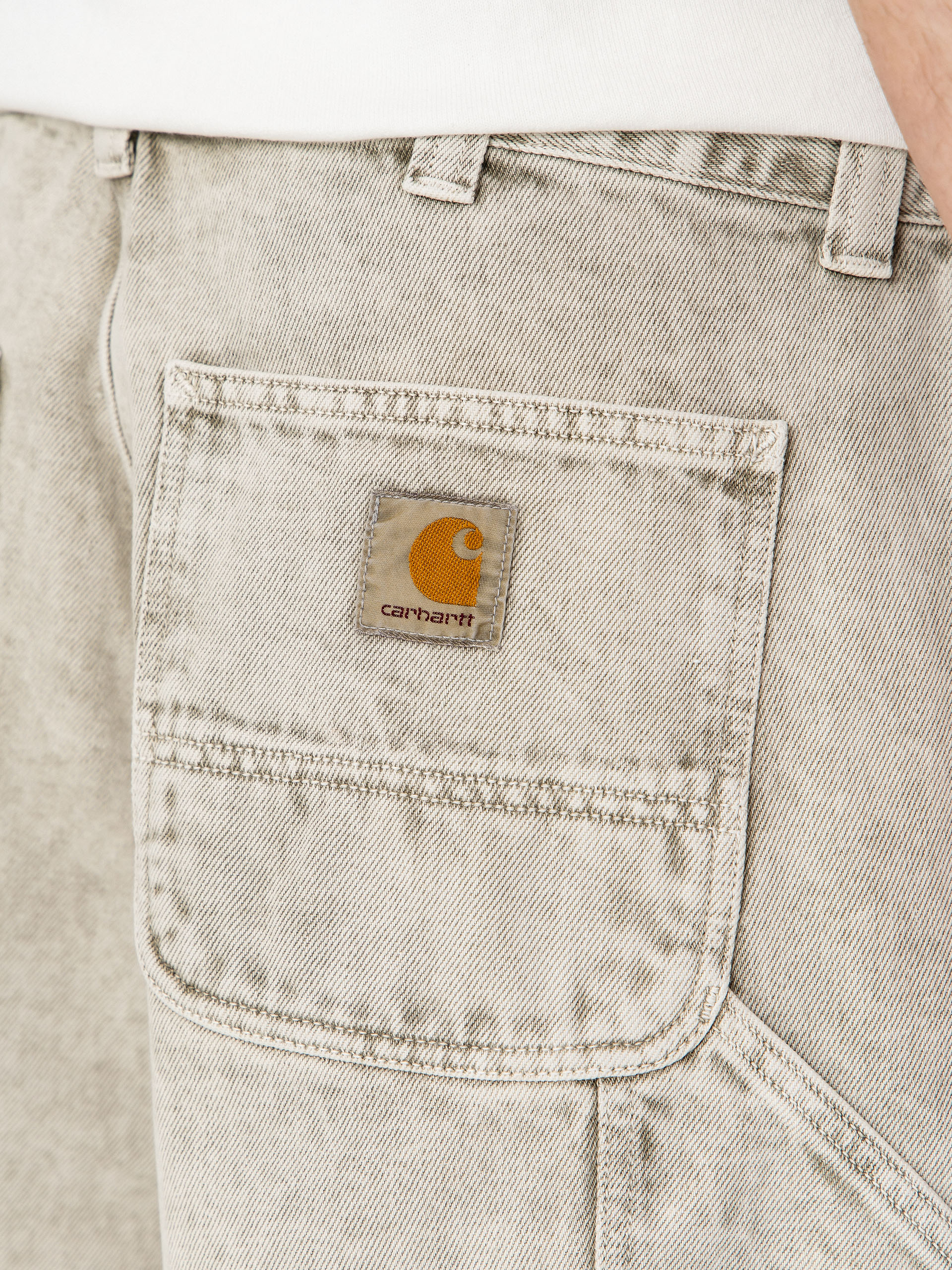 Rövidnadrág Carhartt WIP OG Single Knee (opuntia chalk wash)