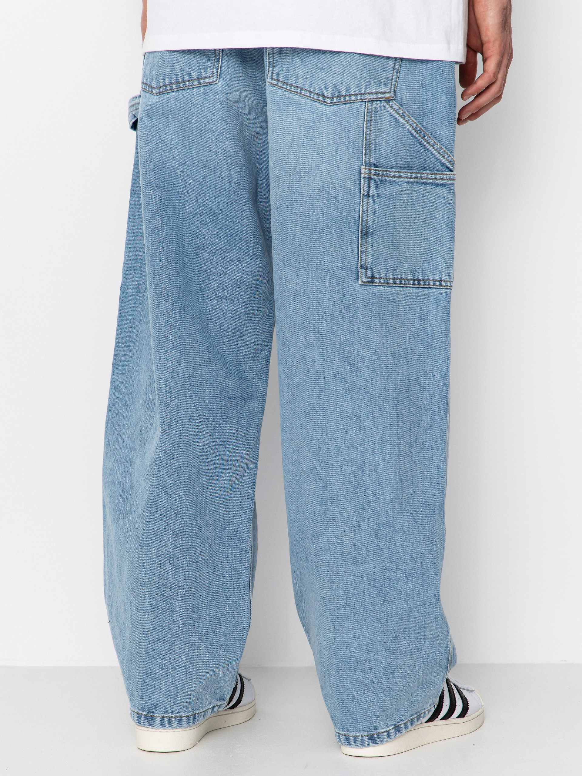 Carhartt WIP Belmont Kisnadrág (blue heavy worn bleached)