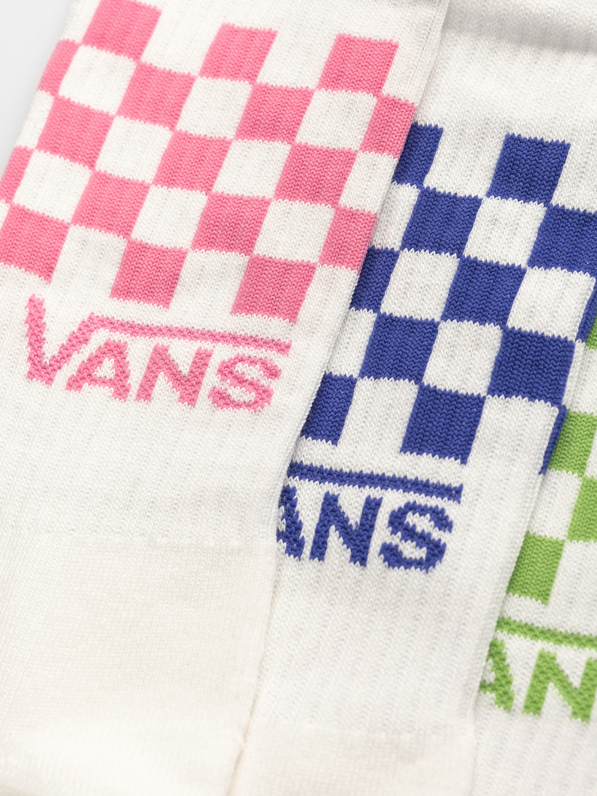 Zokni Vans Classic Check Crew (pink fizz)