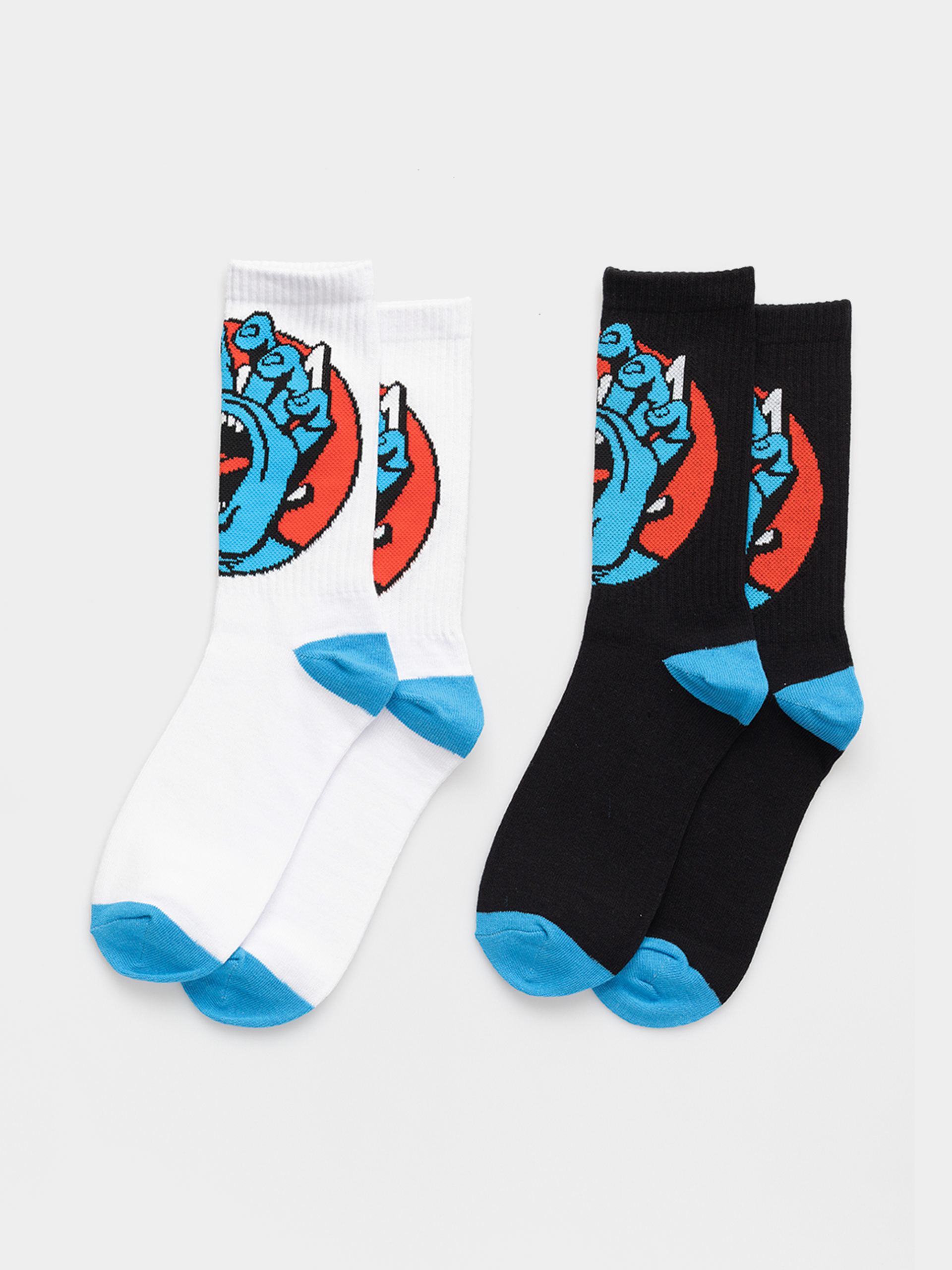 Zokni Santa Cruz Hand Dots 2pk (black & white)