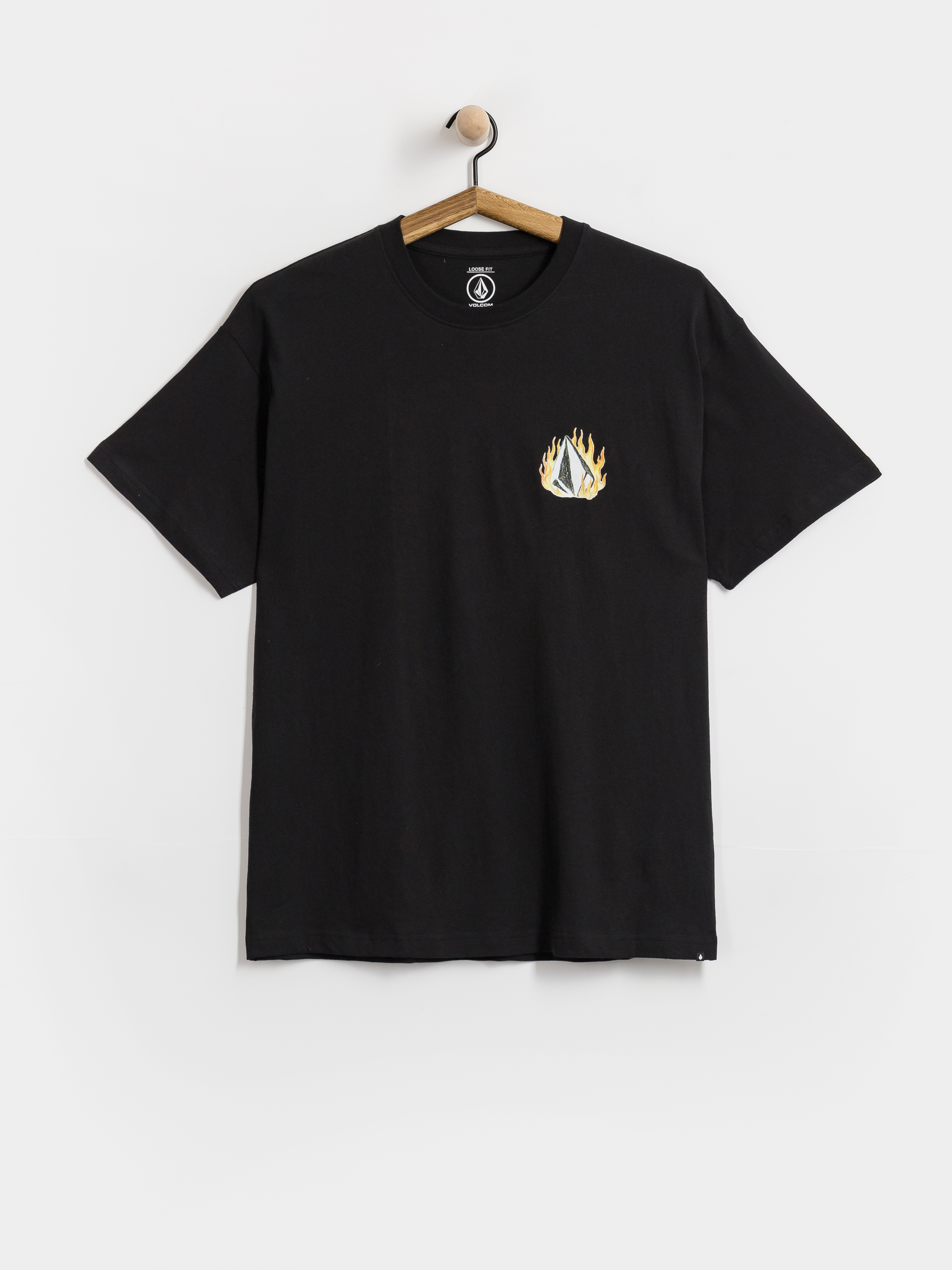 Póló Volcom Double Fantasy Lse (black)