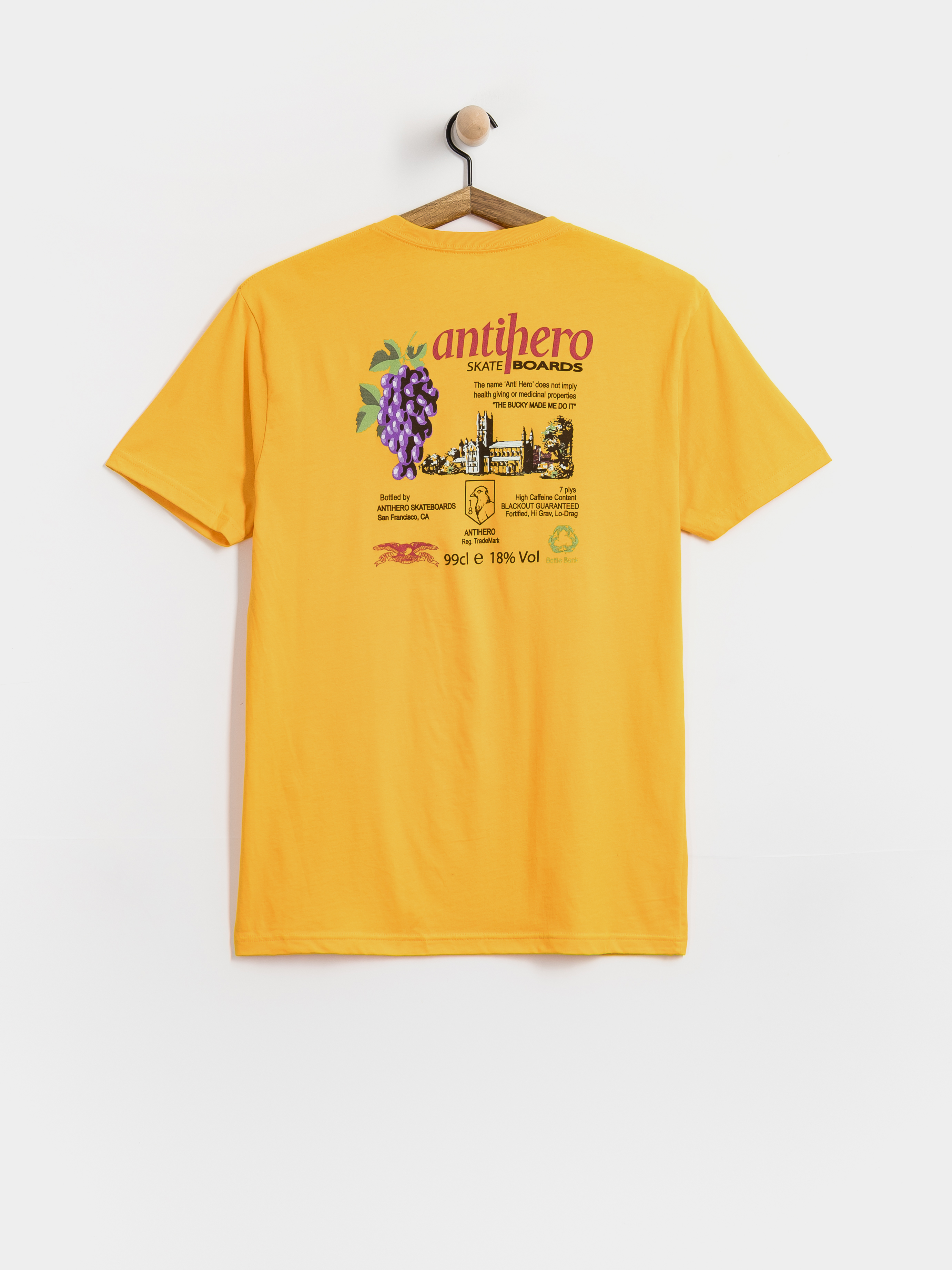 Póló Antihero The Bucky (gold w/multi color prints)