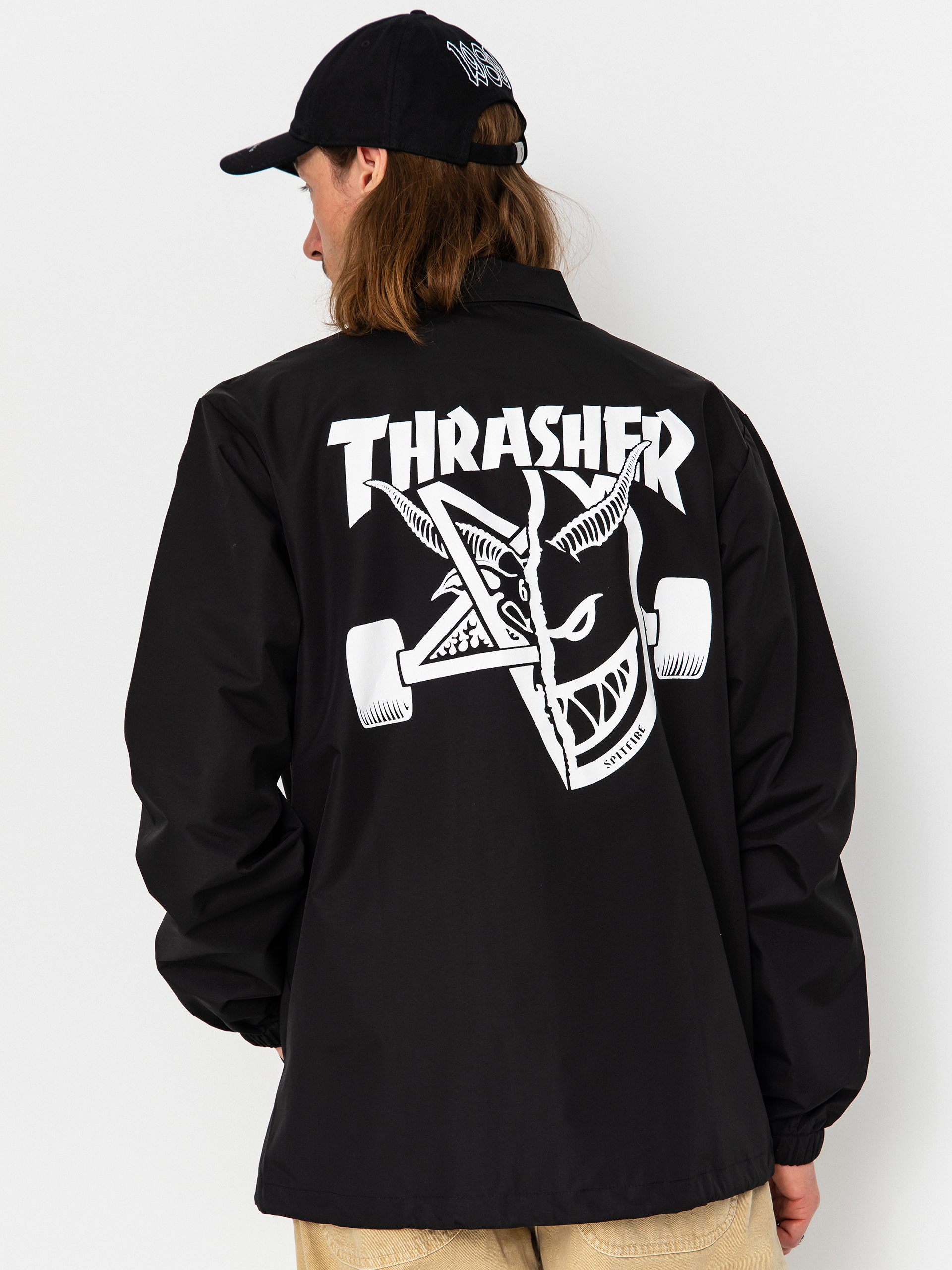 Thrasher x Spitfire Thrash & Burn Dzseki (black)