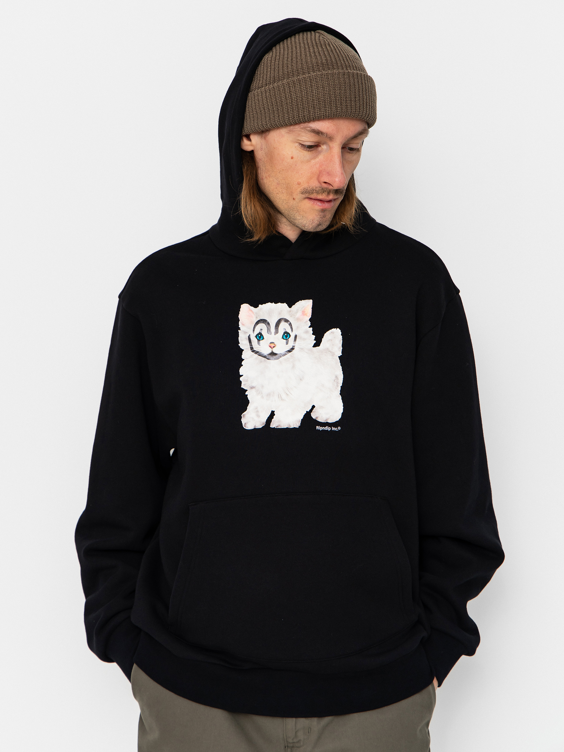 RipNDip Pet Me Im Cute HD Kapucnis pulóver (black)