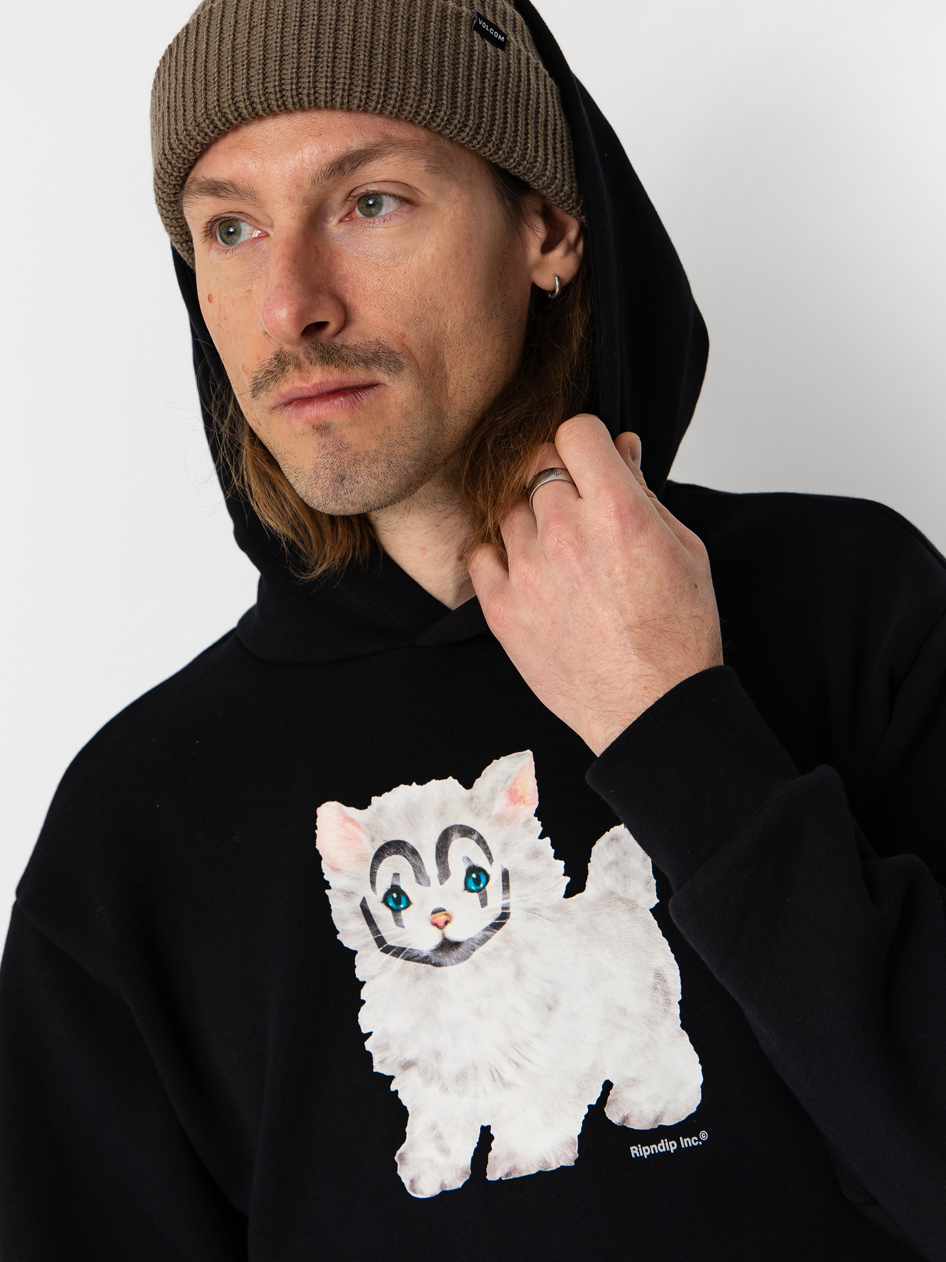 RipNDip Pet Me Im Cute HD Kapucnis pulóver (black)