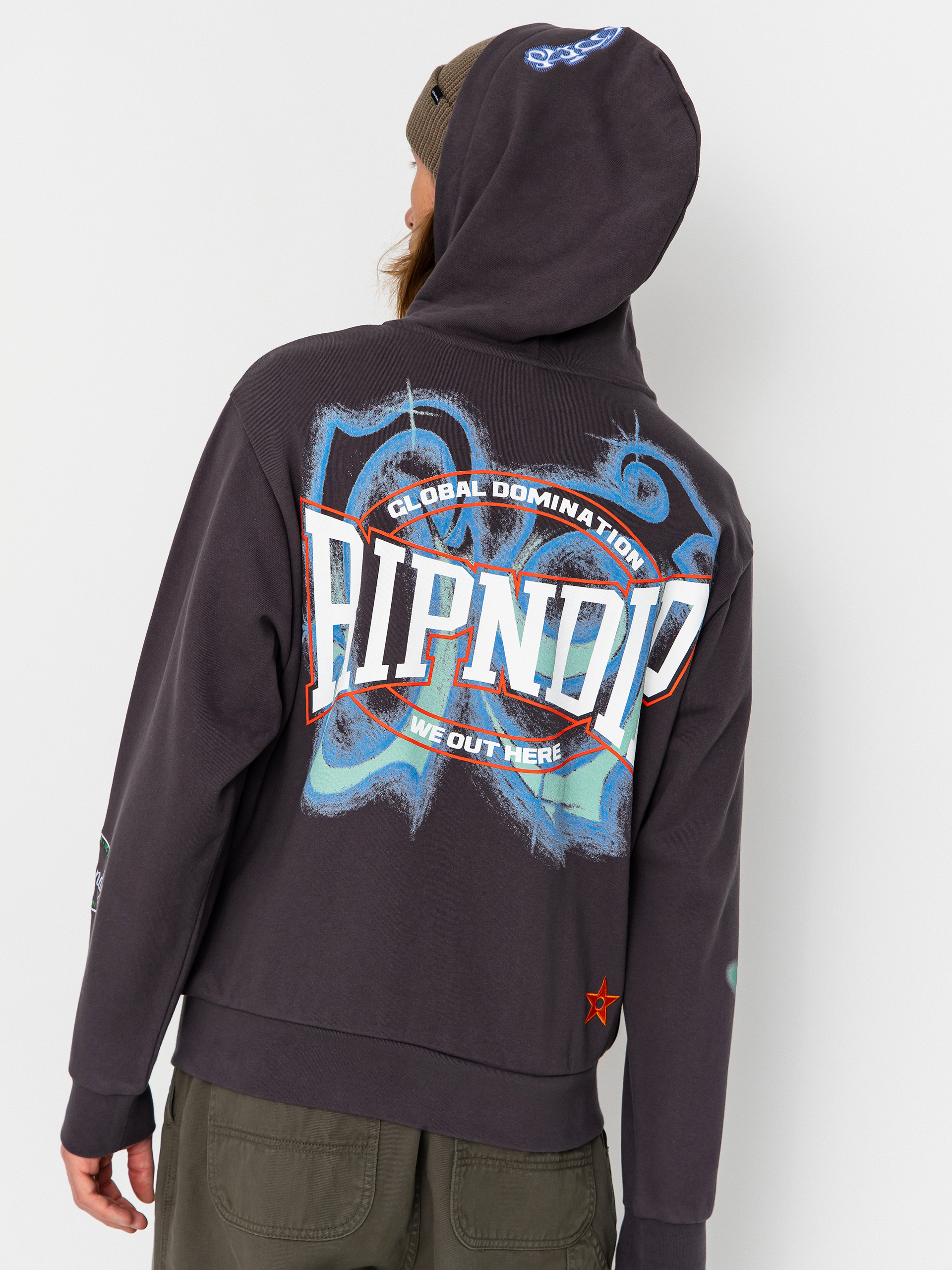RipNDip Allure Zip HD Kapucnis pulóver (black)