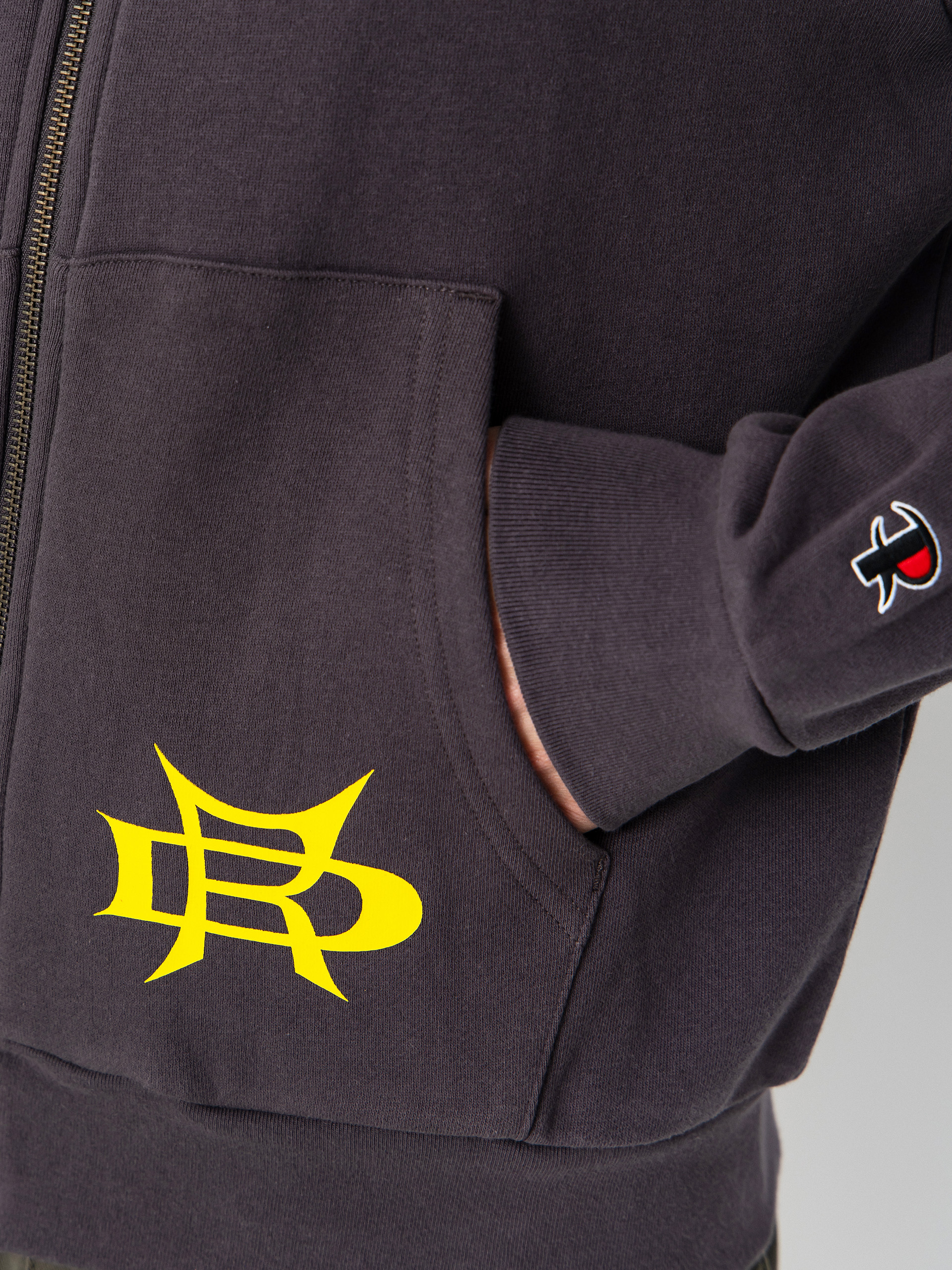 RipNDip Allure Zip HD Kapucnis pulóver (black)