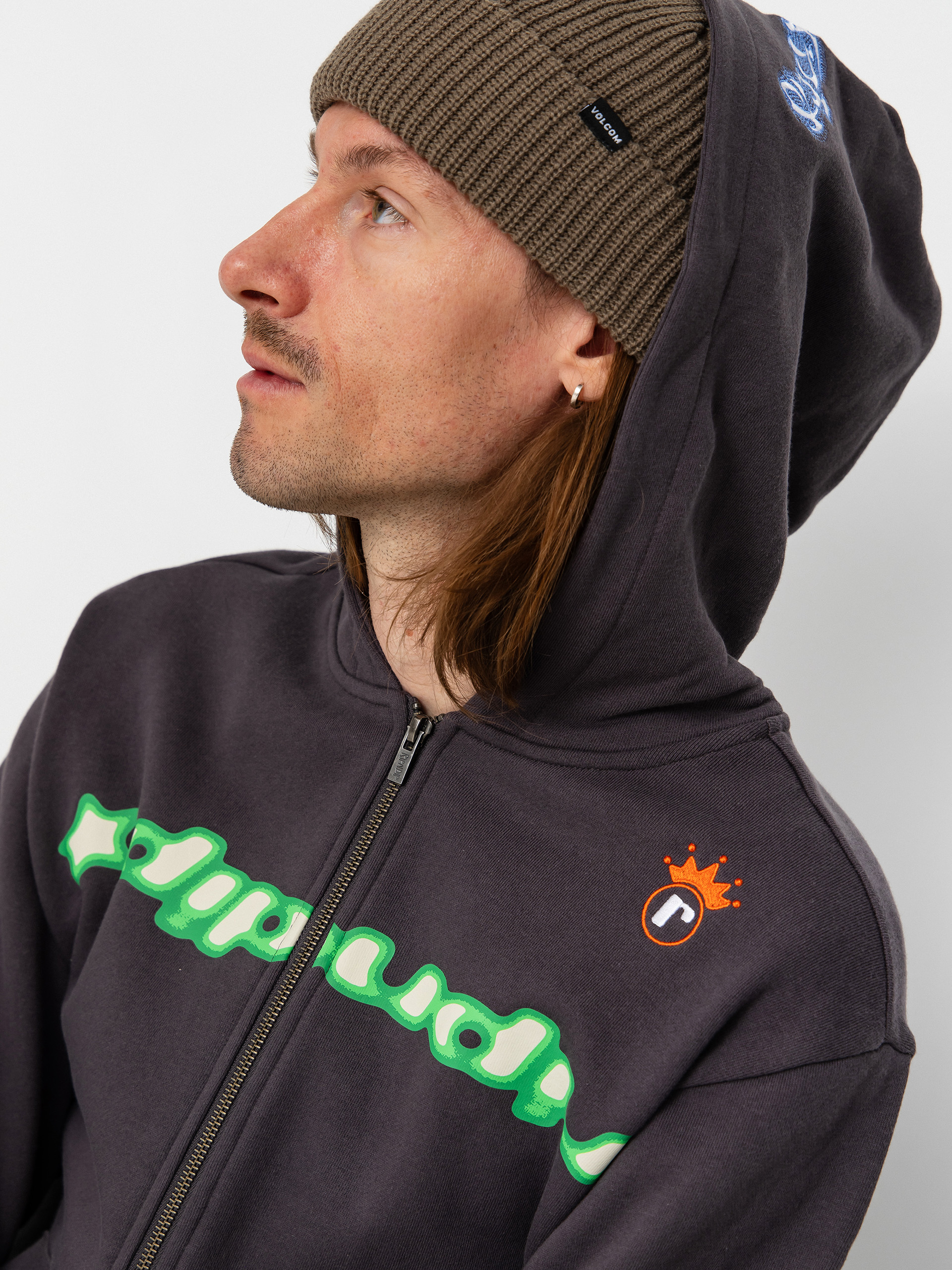 RipNDip Allure Zip HD Kapucnis pulóver (black)