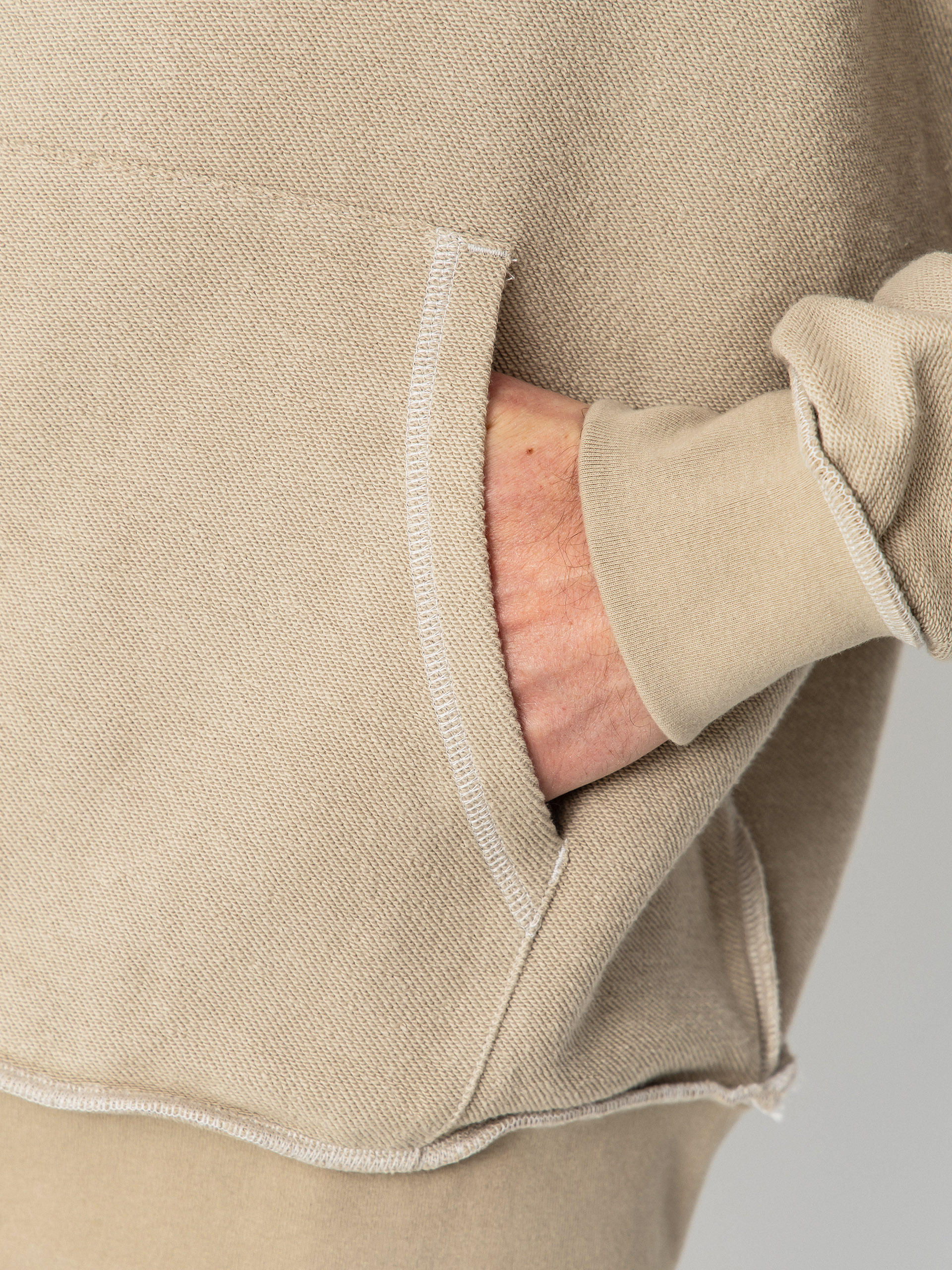 RipNDip Linked Up Reverse Stitched HD Kapucnis pulóver (khaki)