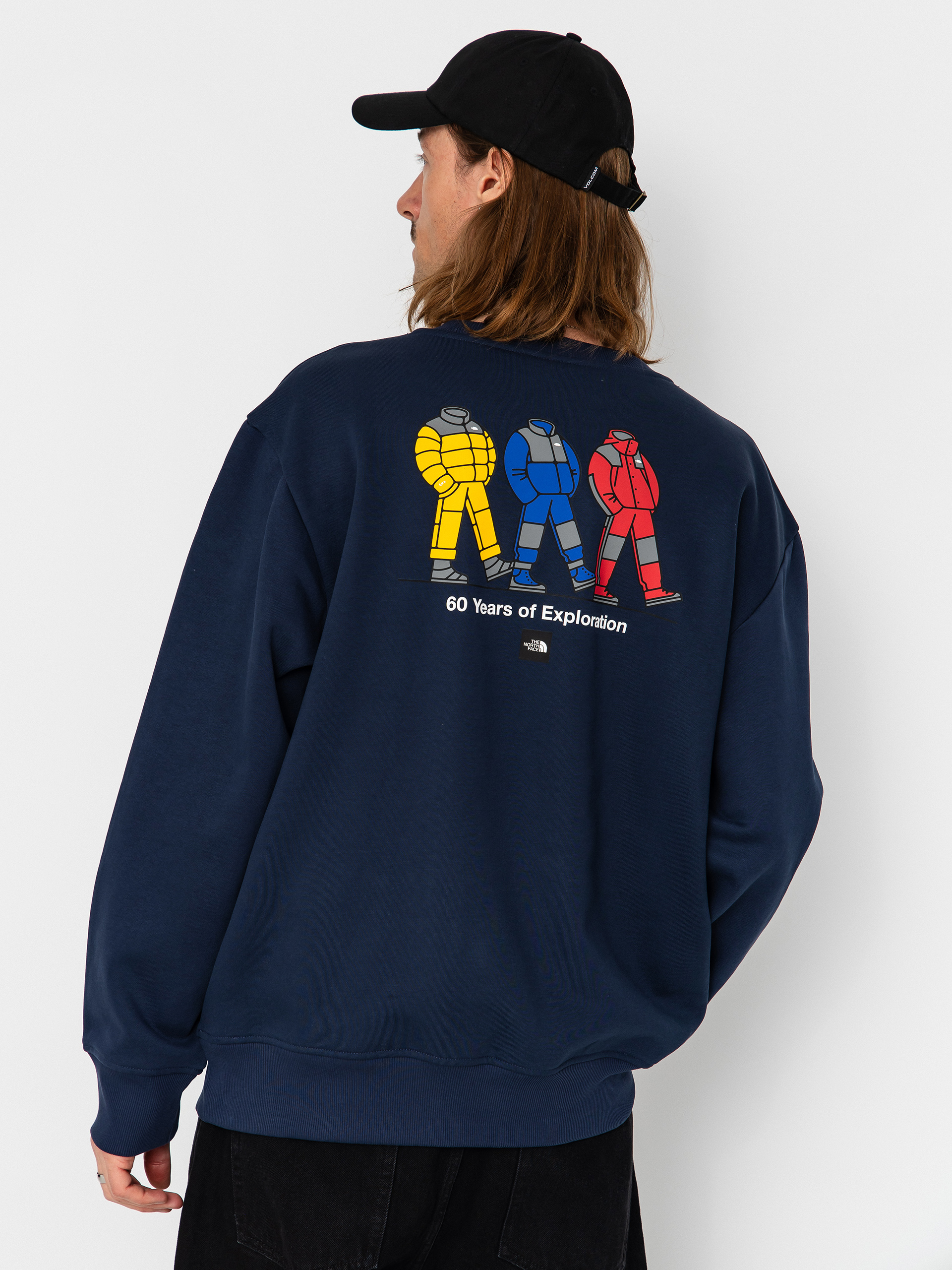 The North Face Tnf Celebration Relaxed Crew Pulóver (summit navy)