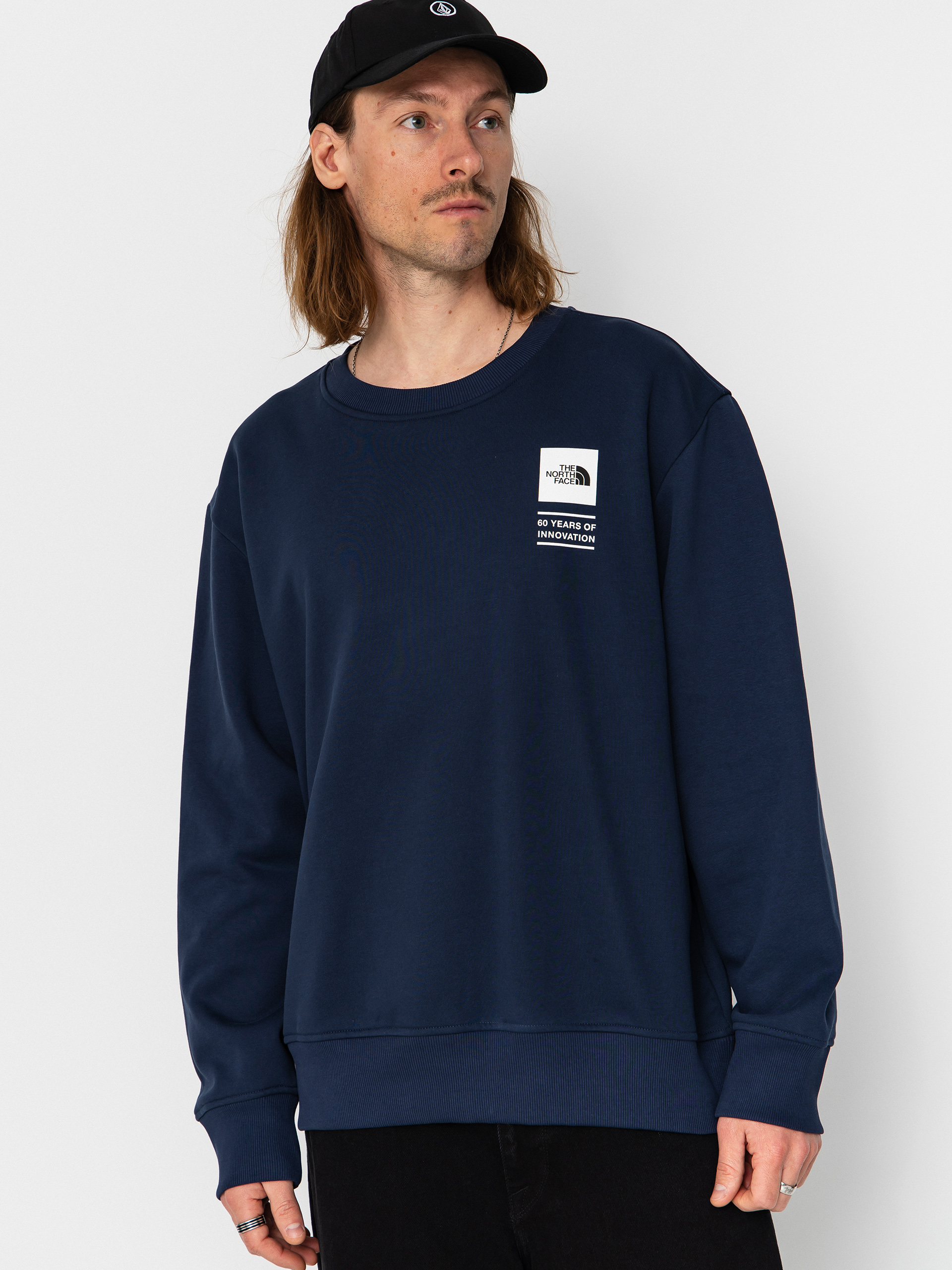 The North Face Tnf Celebration Relaxed Crew Pulóver (summit navy)