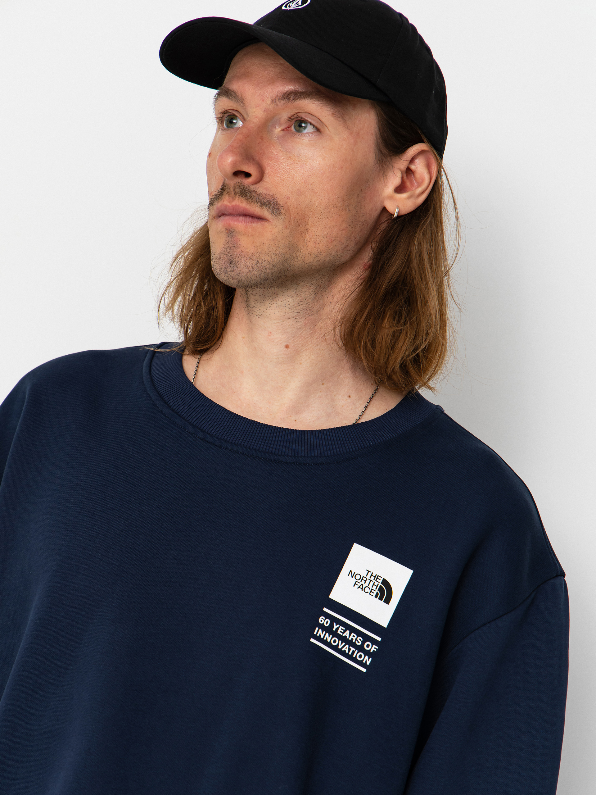 The North Face Tnf Celebration Relaxed Crew Pulóver (summit navy)