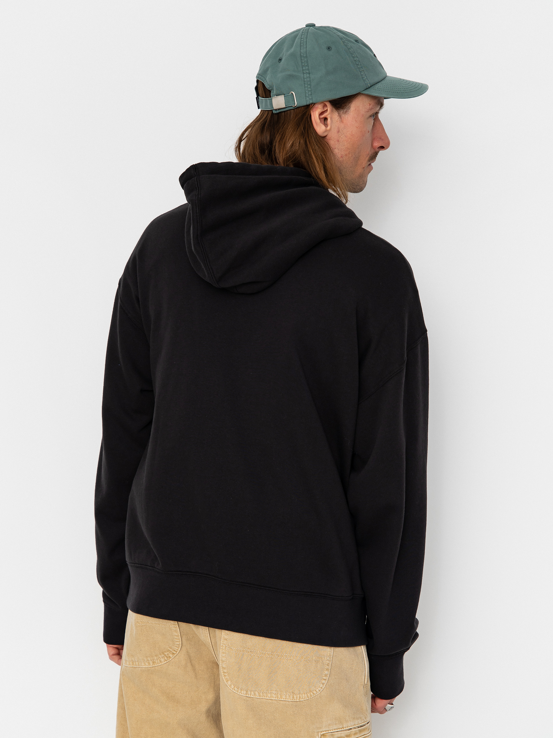 Vans Stretch Logo Full Zip Pulóver (black/white)