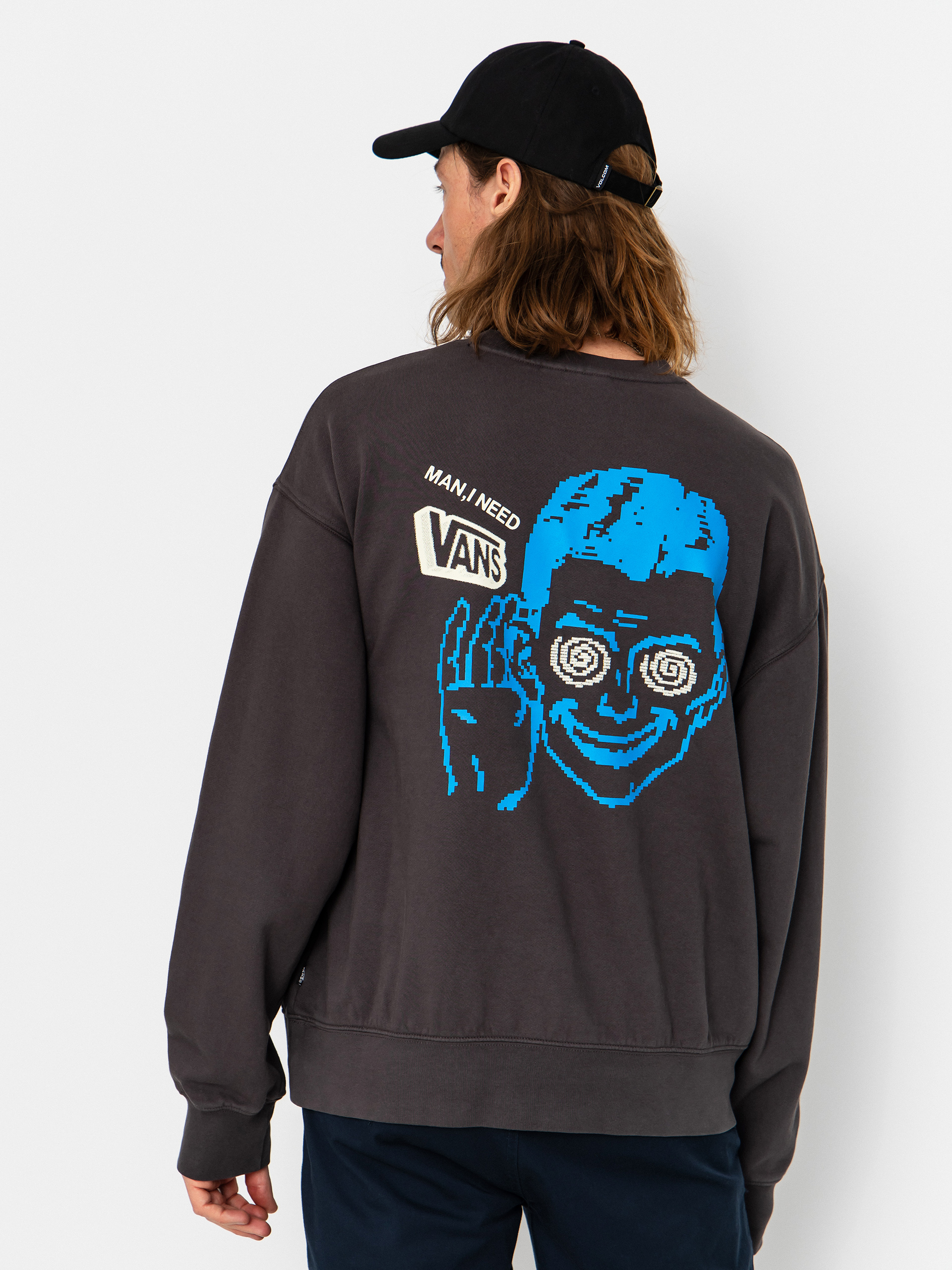 Vans Need Vans Crew Pulóver (black)