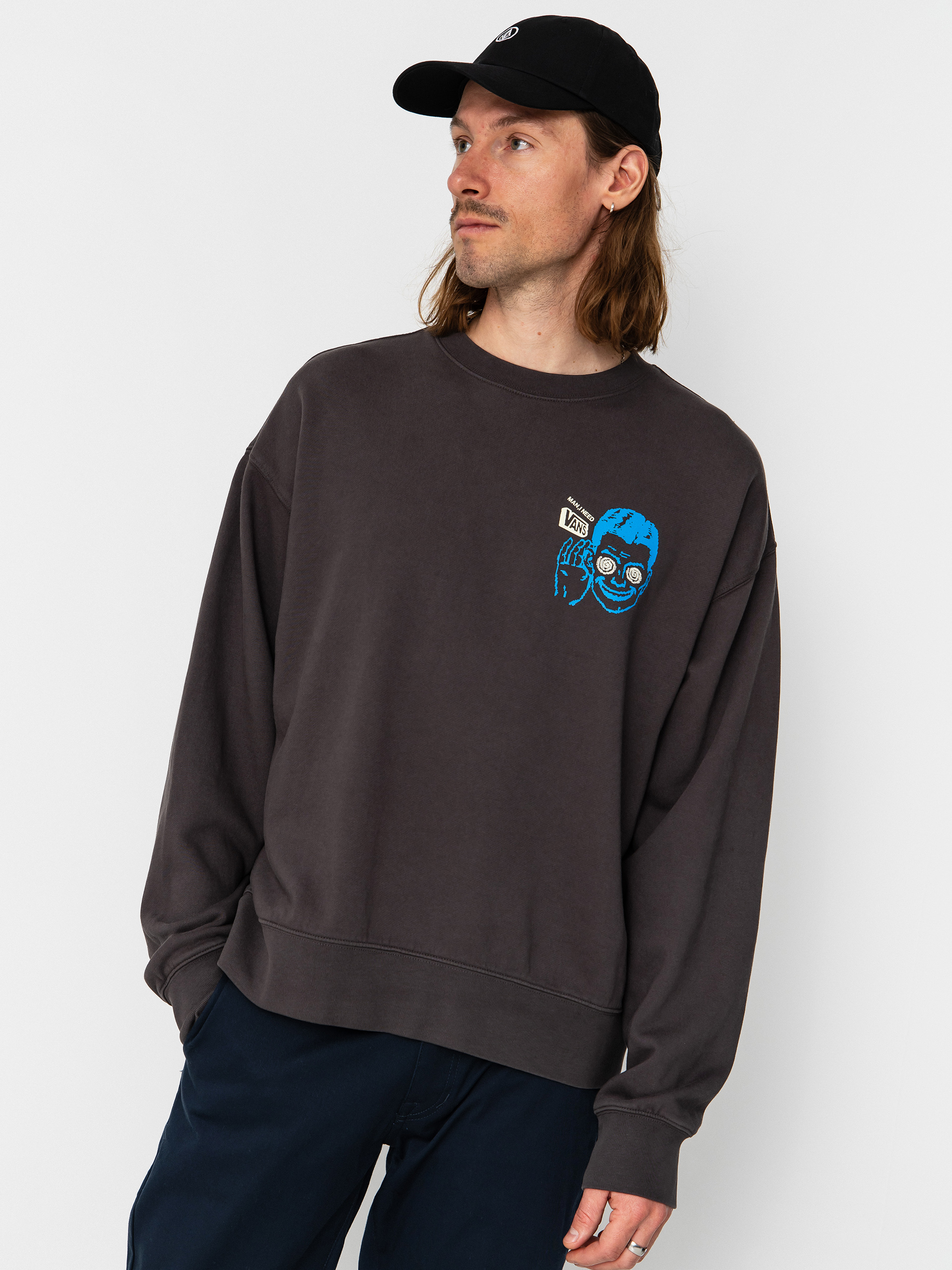 Vans Need Vans Crew Pulóver (black)