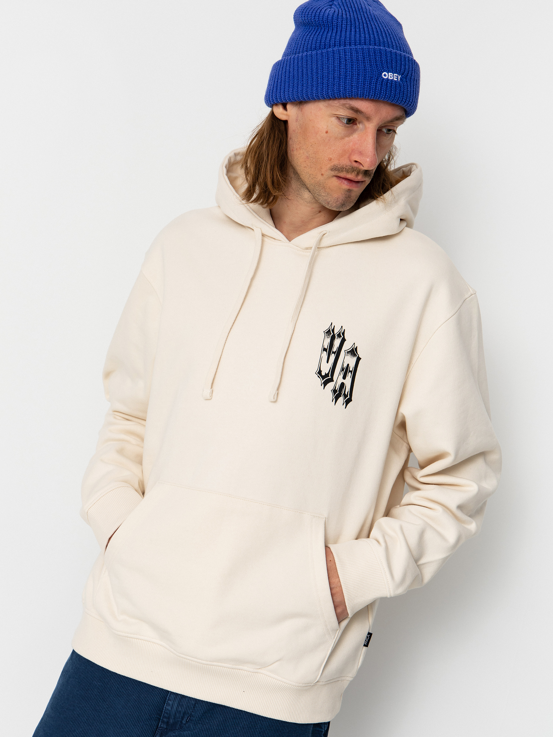 RVCA All Seeing HD Kapucnis pulóver (salt)