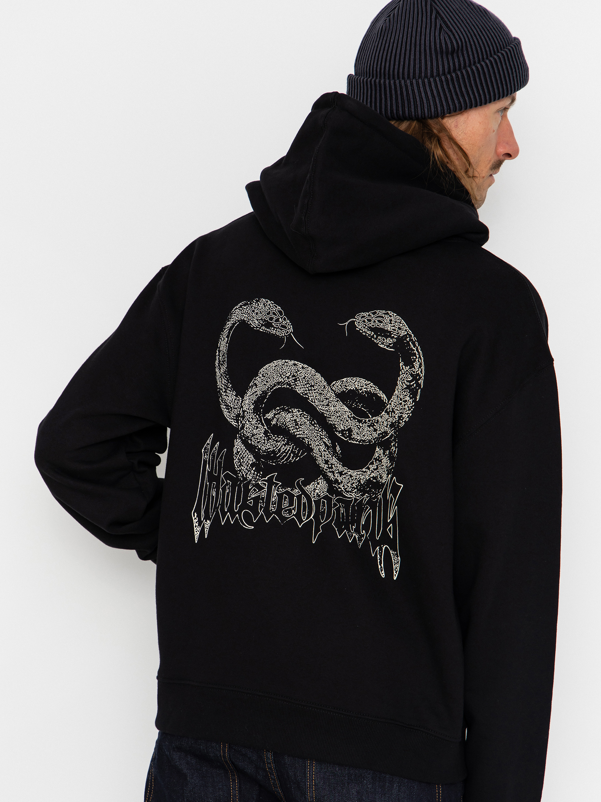 Wasted Paris Snakes HD Kapucnis pulóver (black)