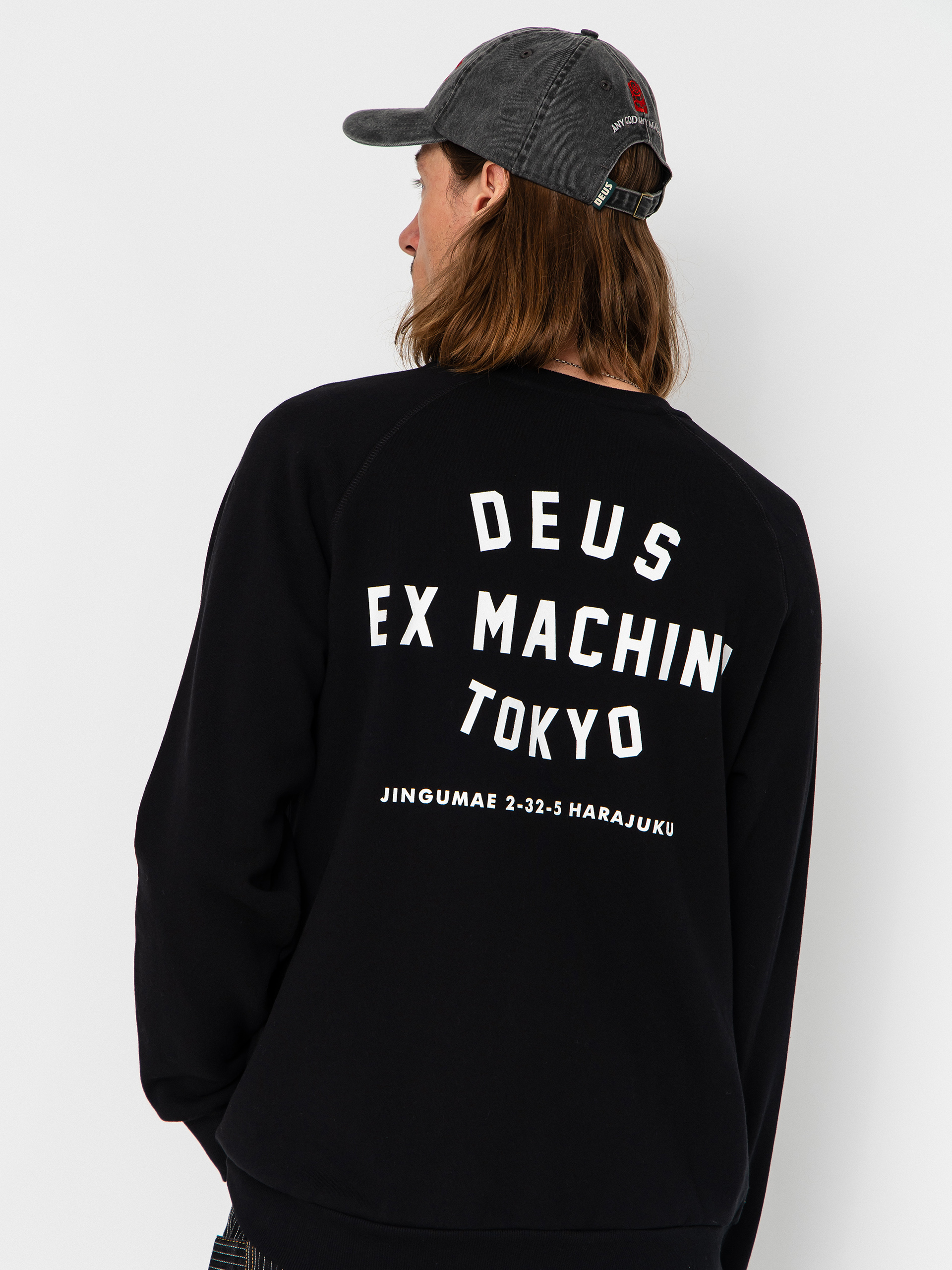 Deus Ex Machina Harajuku Address Crew Pulu00f3ver (black)