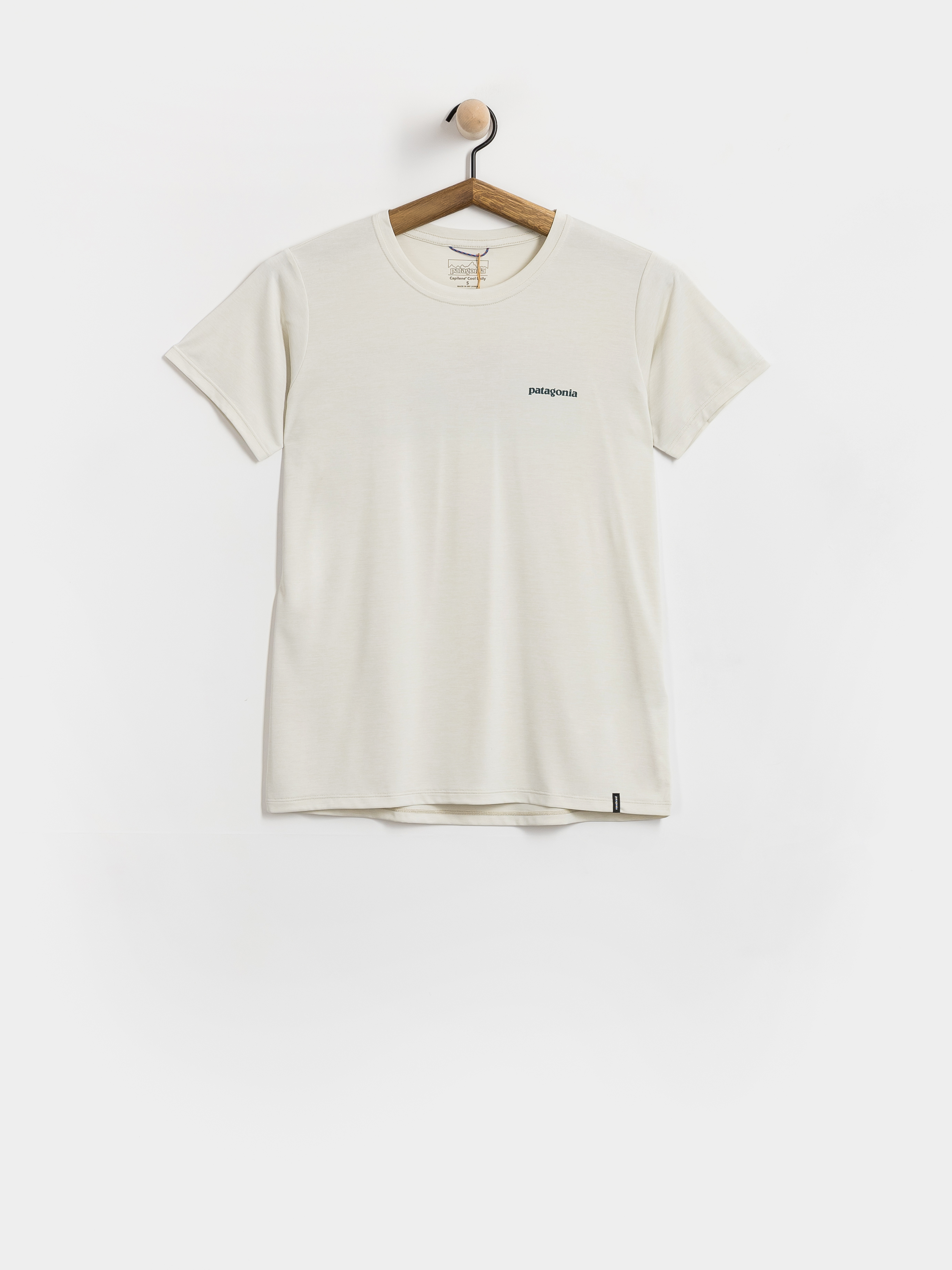 Póló Patagonia Capilene Cool Boardshort Logo Wmn (dyno white)