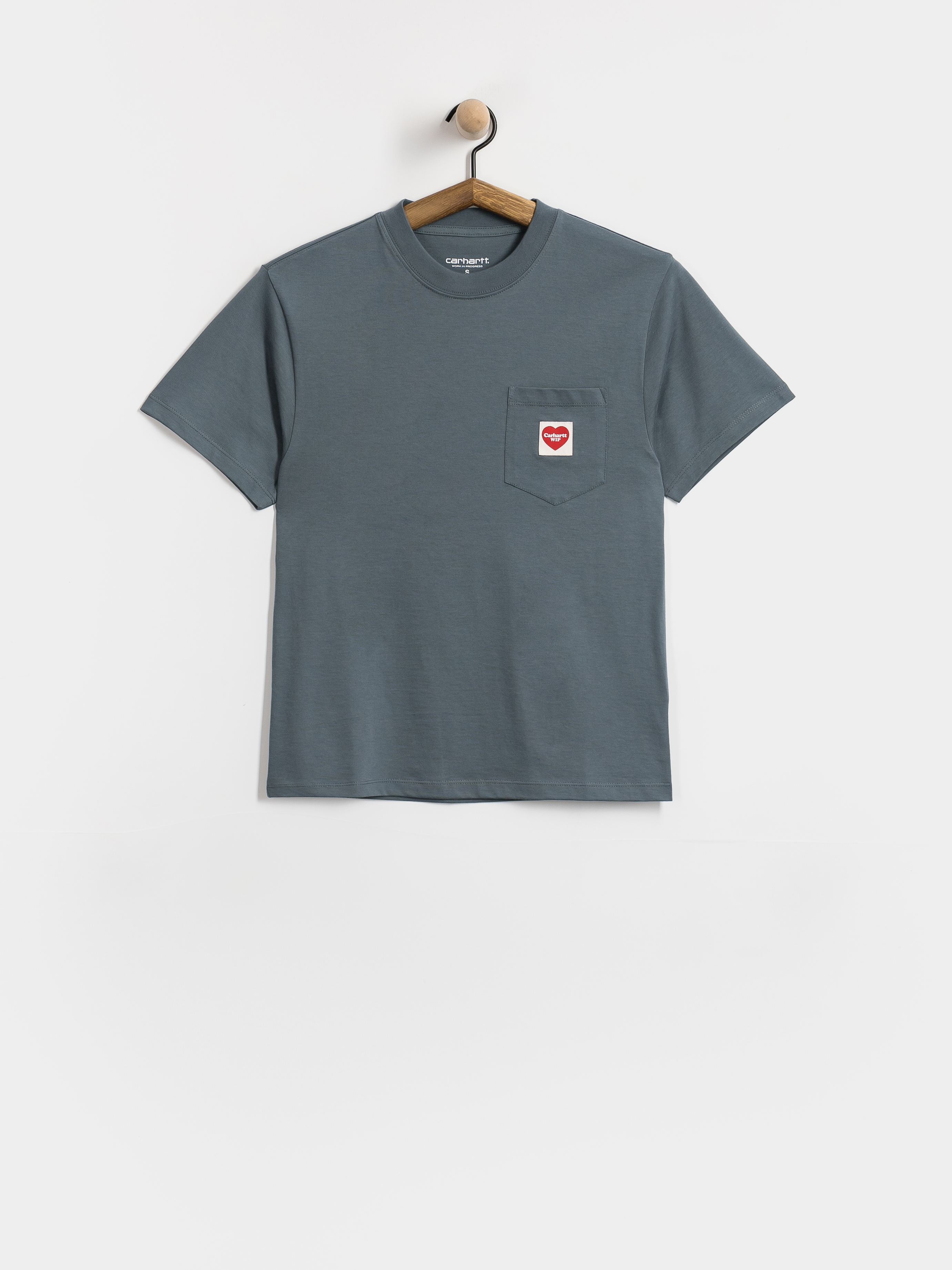 Pu00f3lu00f3 Carhartt WIP Pocket Heart Wmn (cozy blue/red)
