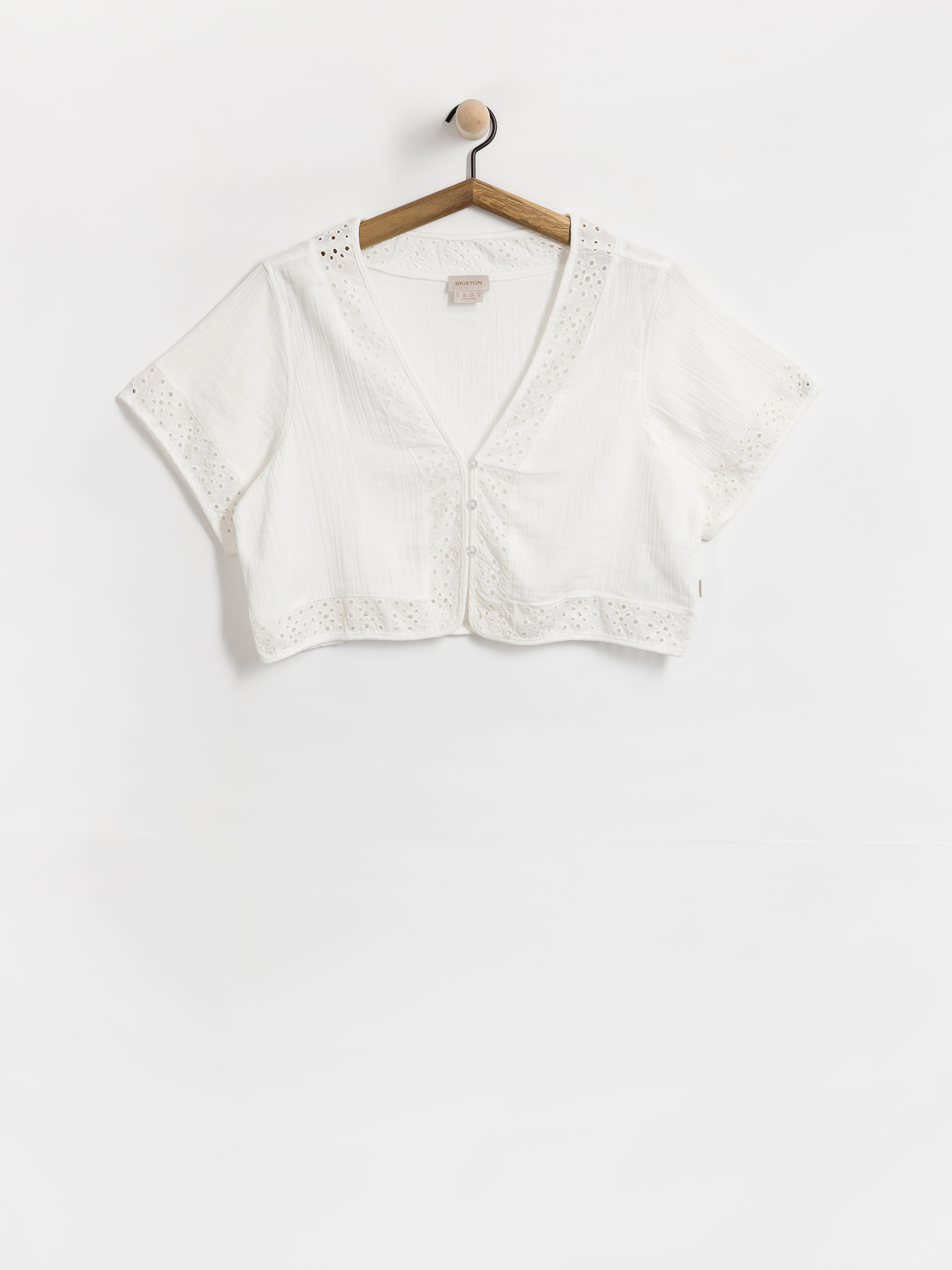 Brixton Seaside Eyelet Top Wmn Ing