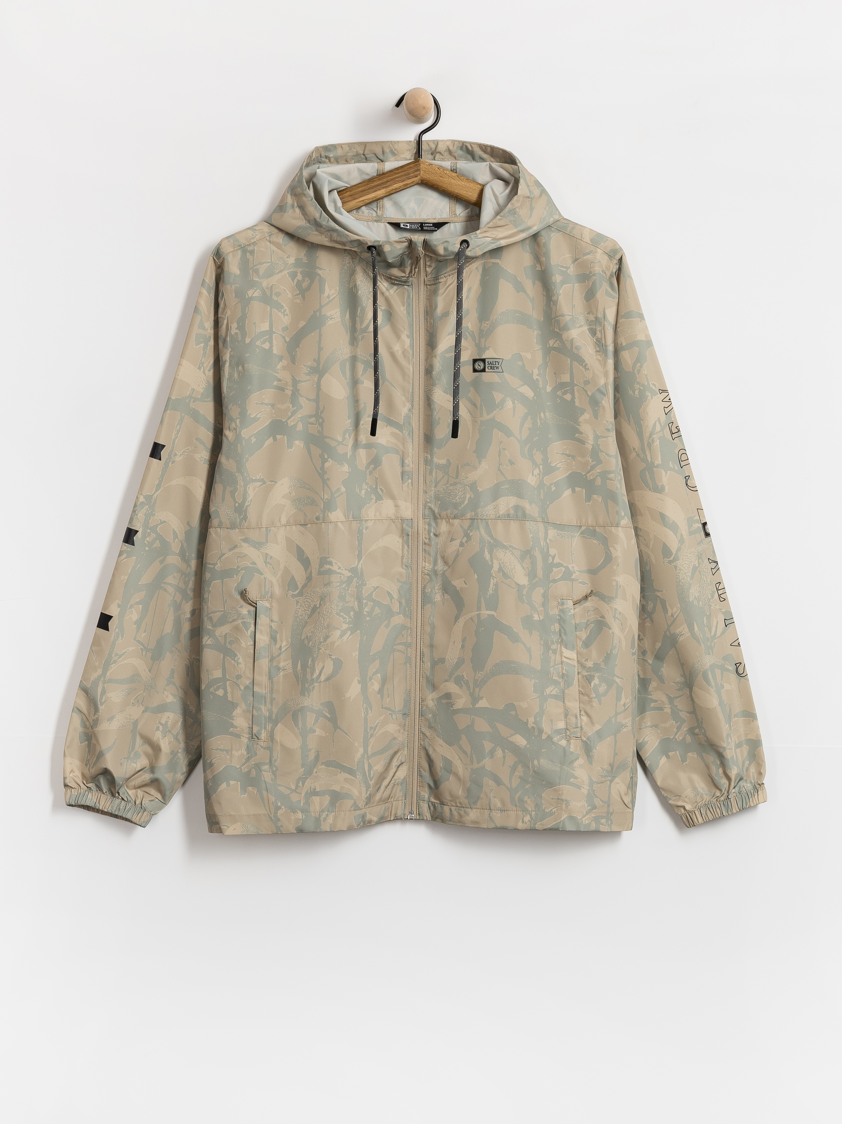 Salty Crew Surface Windbreaker Dzseki (light camo)